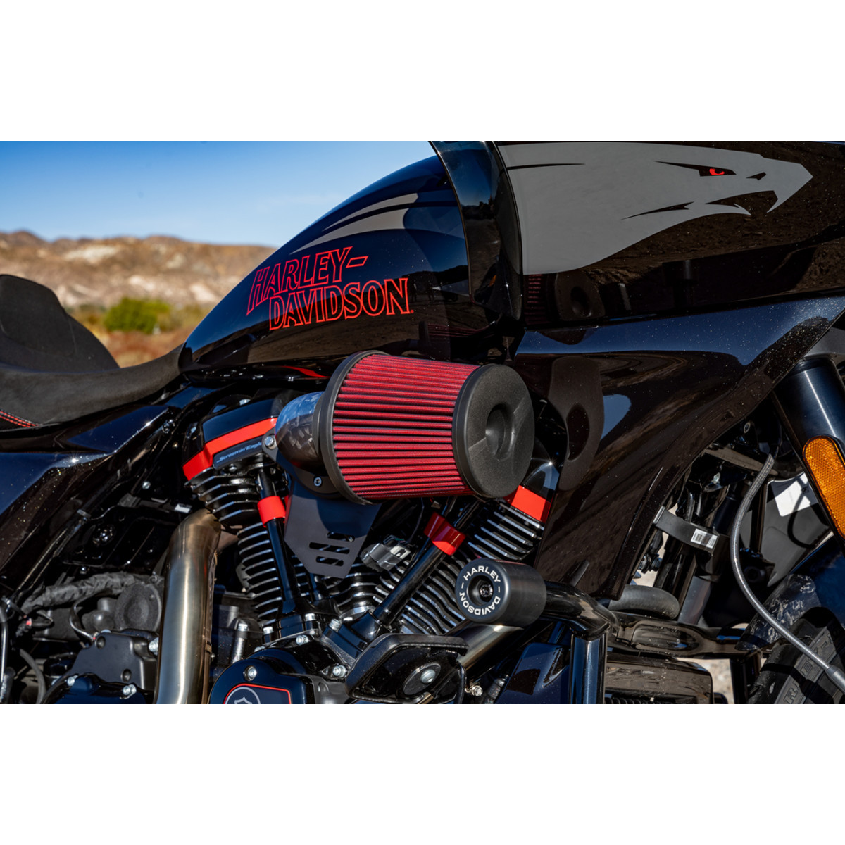Vance & Hines #41125 - VO2 Falcon XL Air Intake Kit - Forged Carbon Fiber