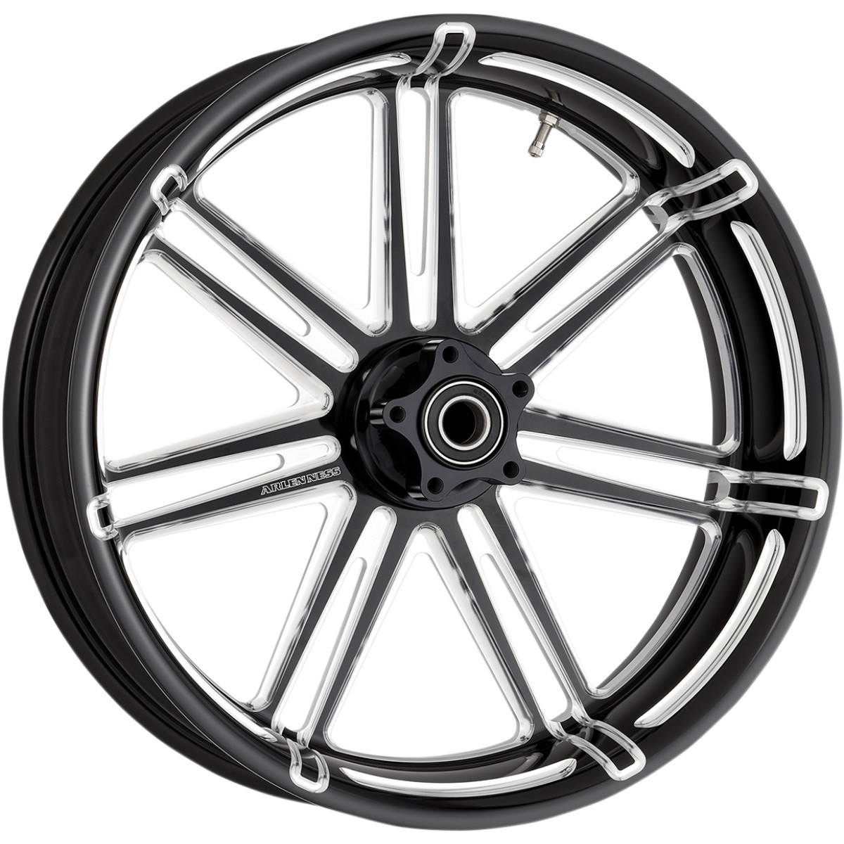 Arlen Ness #10301-203-6501 - Wheel - 7-Valve - Rear - Single Disc/With ABS - Black - 18x5.5