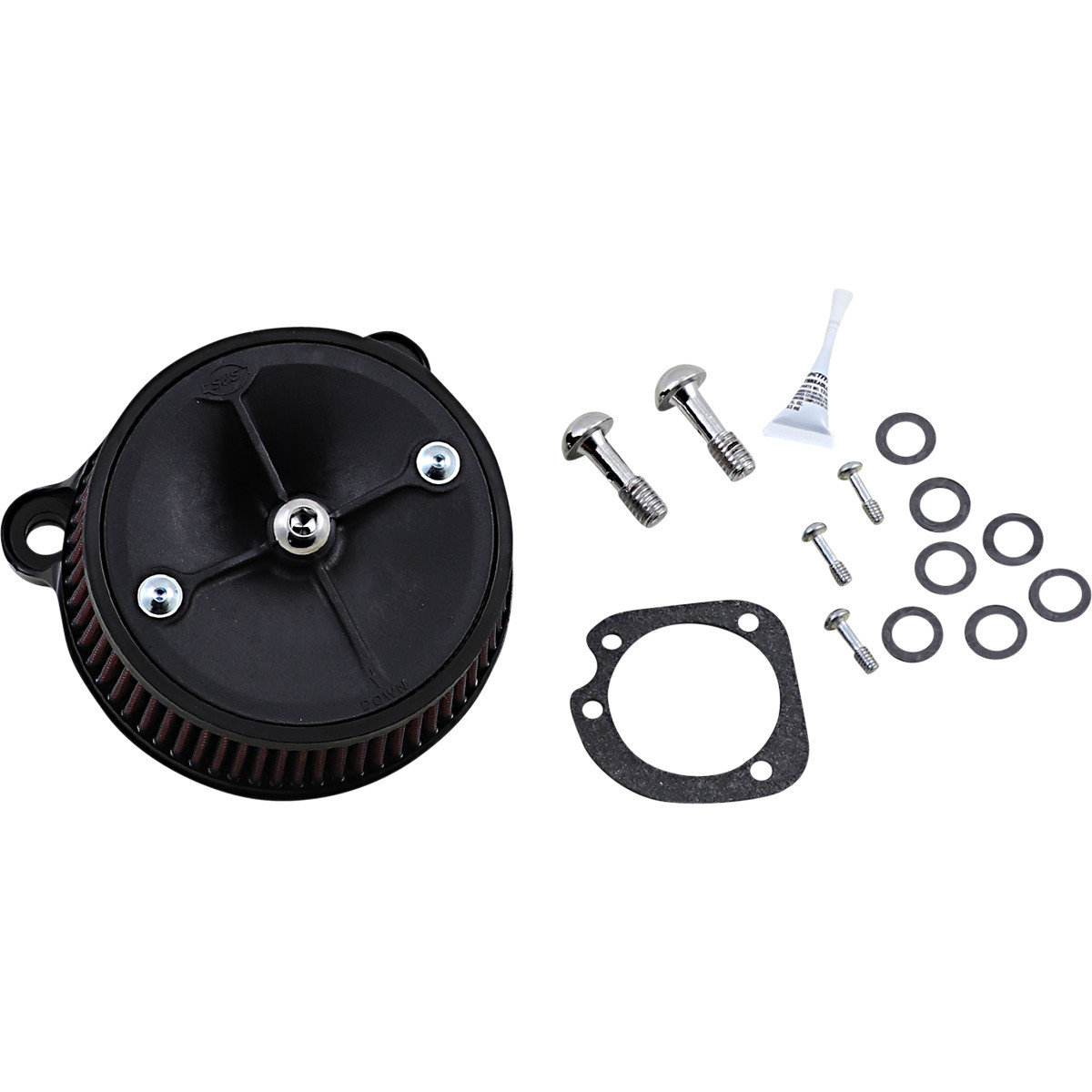 S&S Cycle #170-0302E - Super Stock™ Stealth Air Cleaner Kit - Black