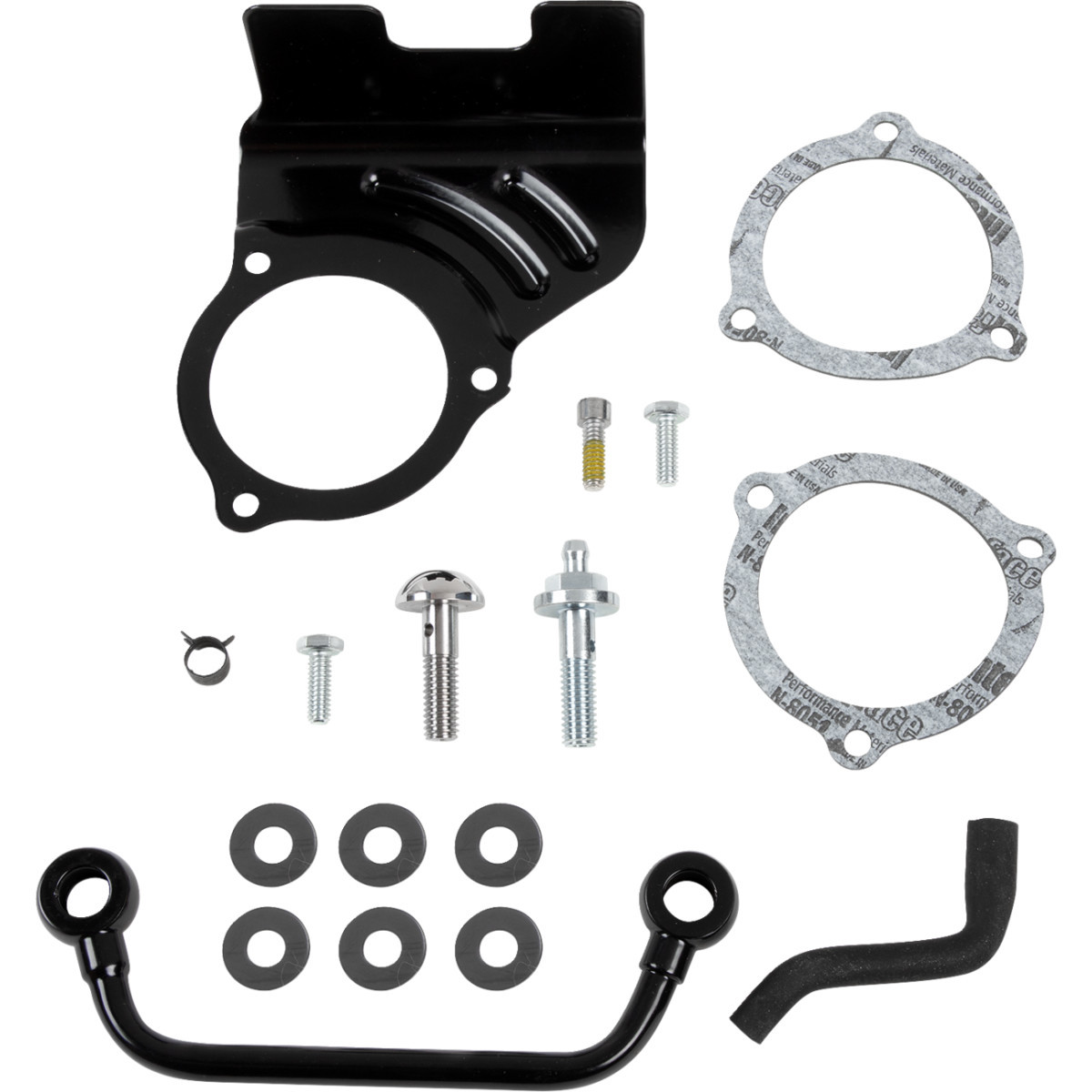 S&S Cycle #170-0637A - Tuned Induction Air Cleaner Kit - Gloss Black