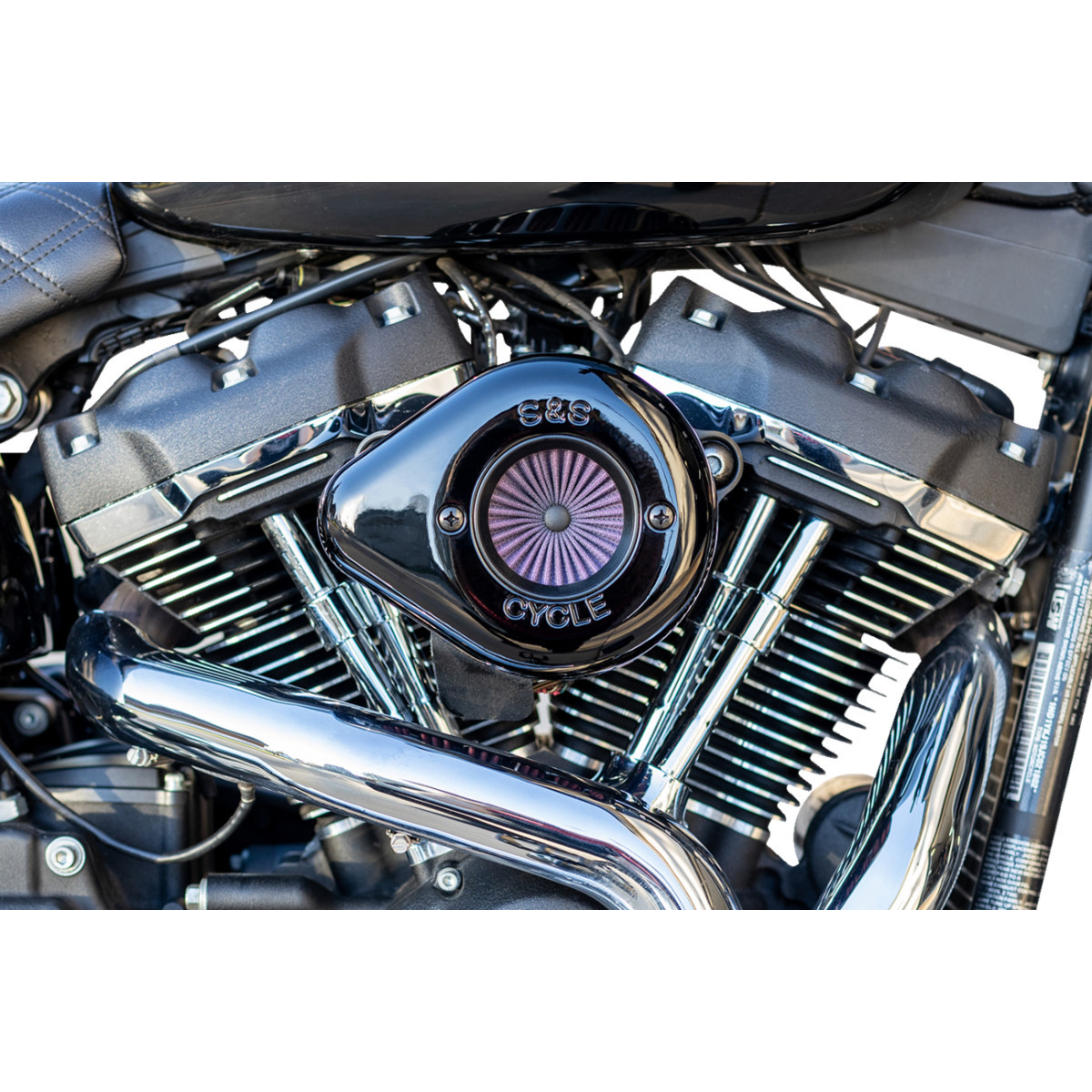 S&S Cycle #170-0718A - Air Stinger Stealth Air Cleaner Kit - Black