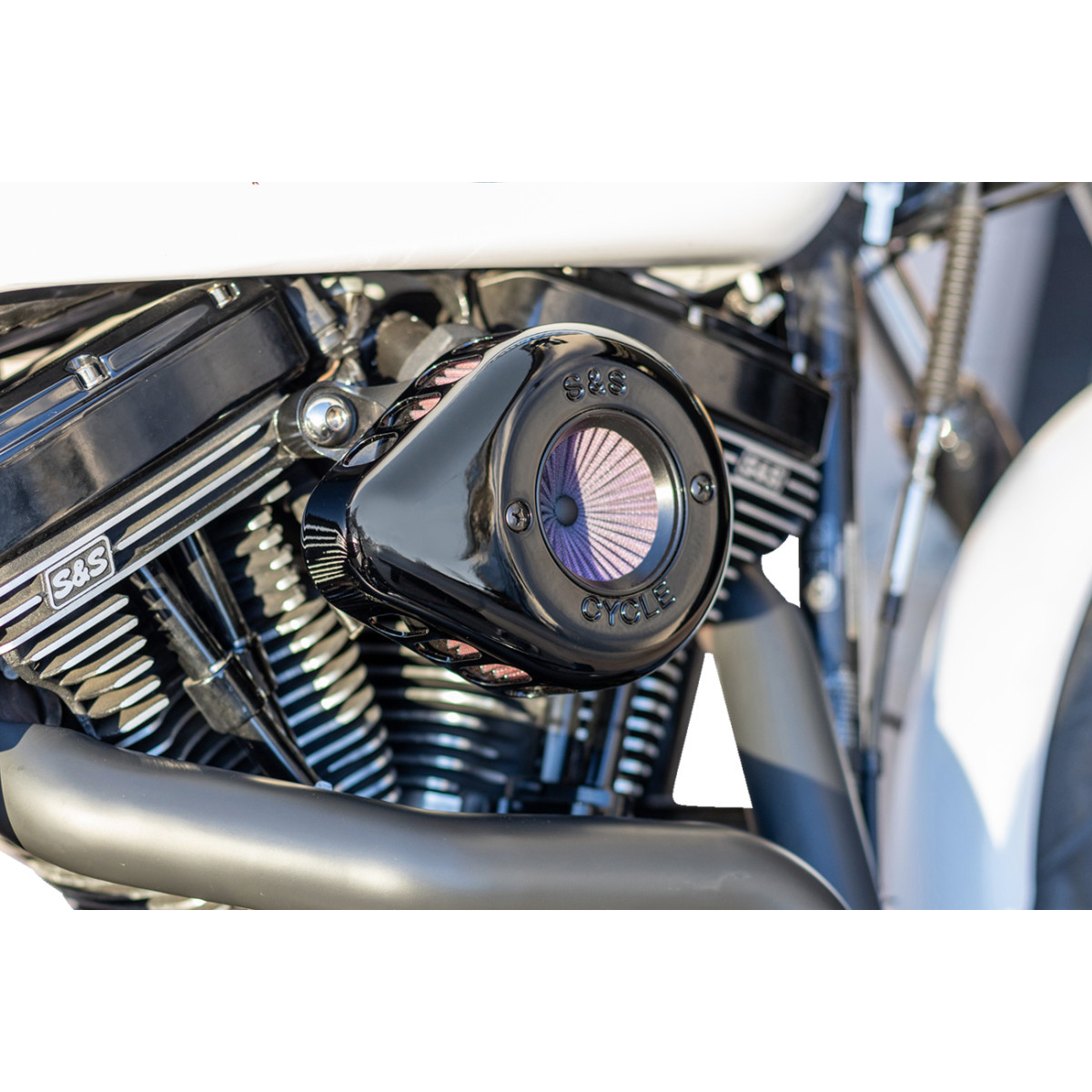 S&S Cycle #170-0720A - Air Stinger Stealth Air Cleaner Kit - Black