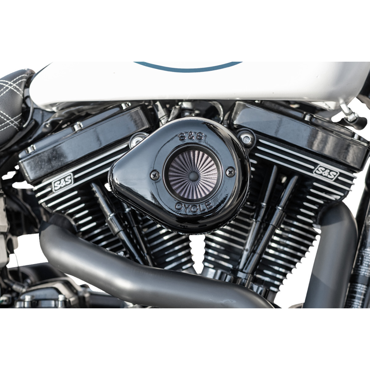 S&S Cycle #170-0722A - Air Stinger Stealth Air Cleaner Kit - Black