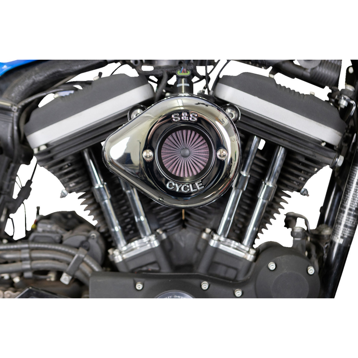 S&S Cycle #170-0725A - Air Stinger Stealth Air Cleaner Kit - Chrome