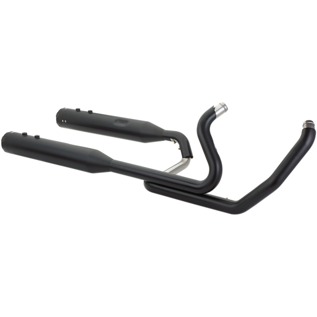 S&S Cycle #550-0700C - El Dorado Dual Exhaust System - Black - Black Thruster
