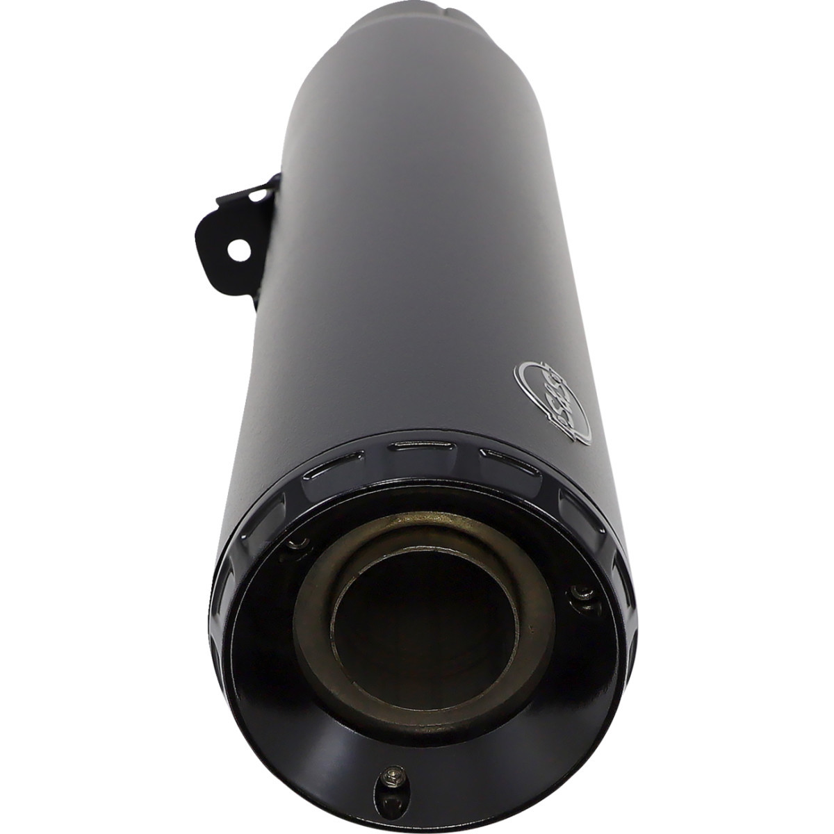 S&S Cycle #550-1074 - 4-1/2" Grand National Slip-On Muffler - Black - RH975 Nightster