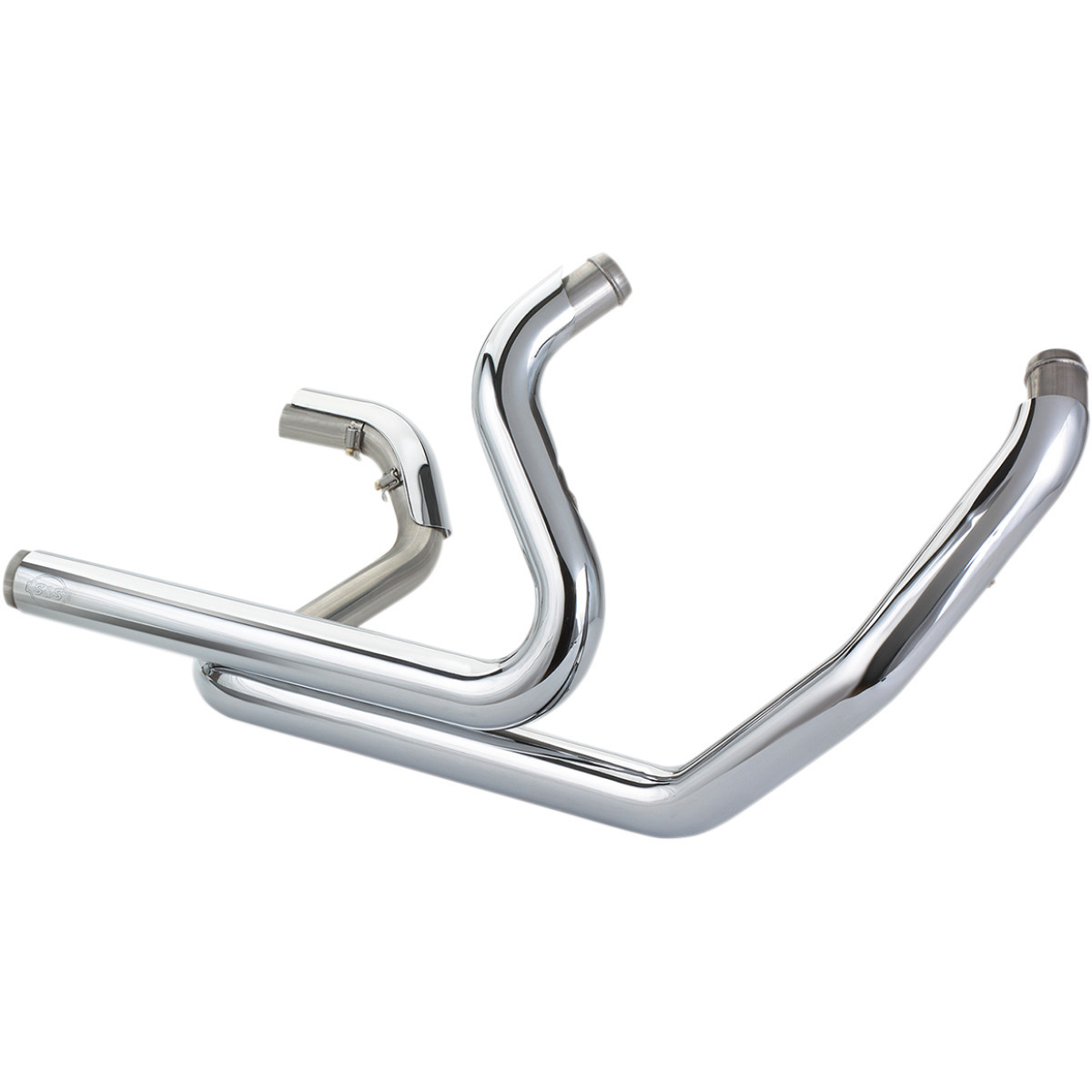 S&S Cycle #550-0704 - Power Tune® Dual Headers - Chrome