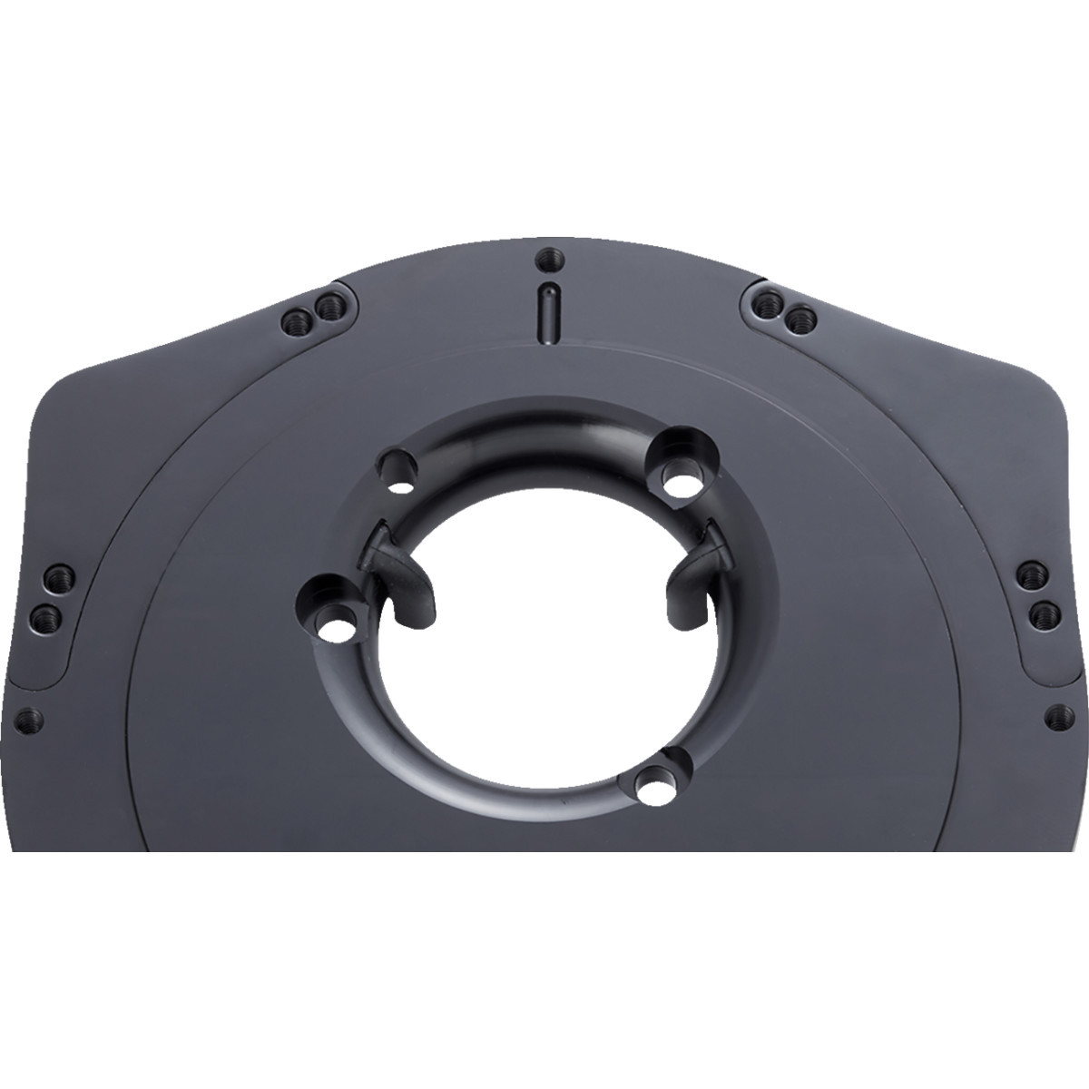 Arlen Ness #600-058 - Replacement Breather Bolt Cover Plate - Inverted/Method/Clear Tear/Sidekick - Right - Black