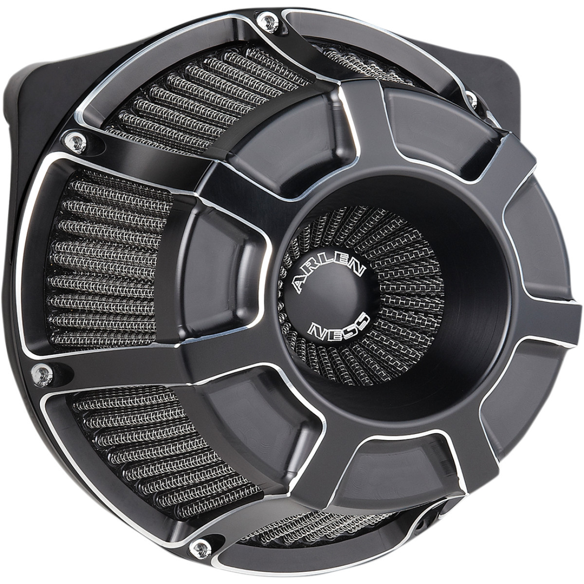 Arlen Ness #18-919 - Inverted Series Air Cleaner Kit - Black