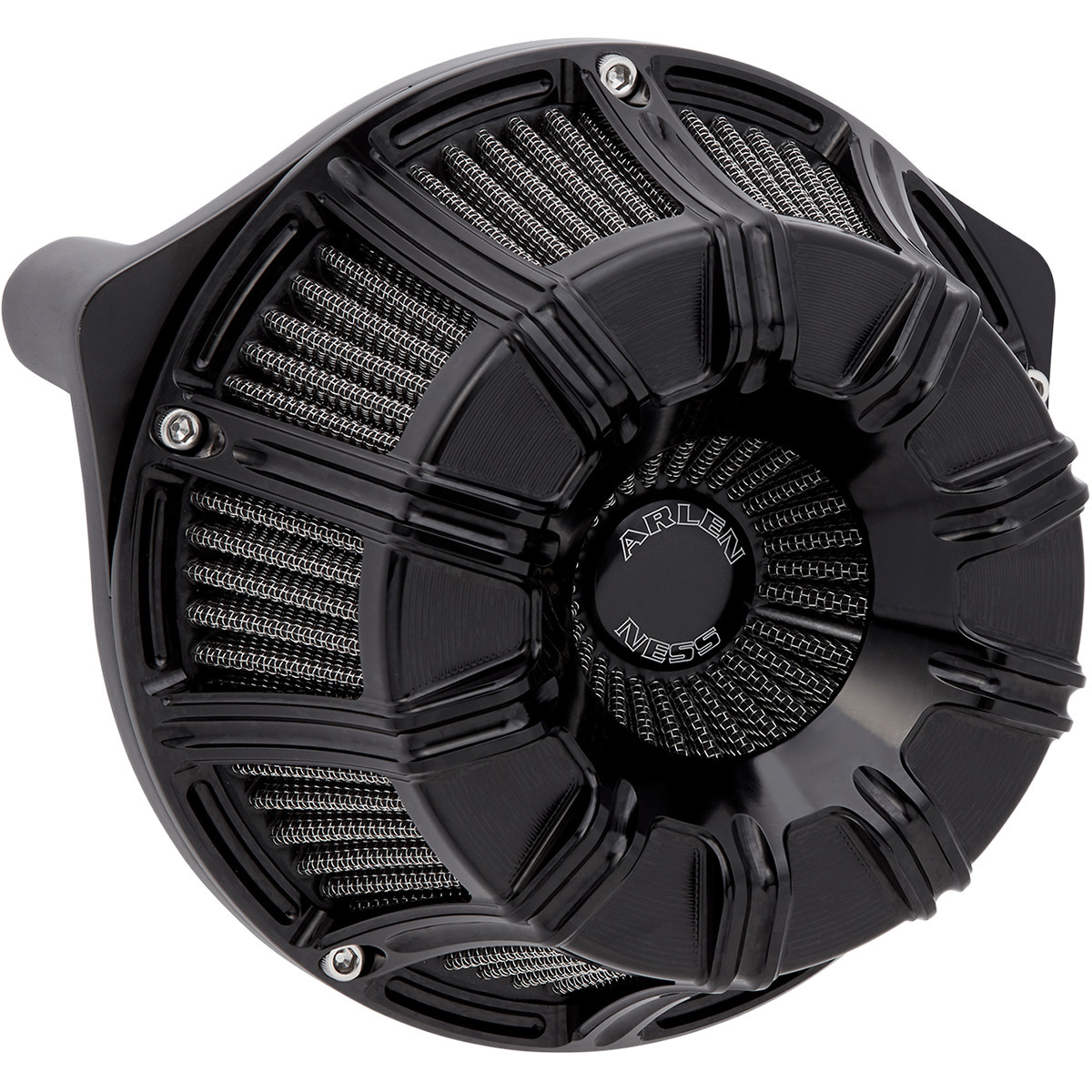 Arlen Ness #600-010 - Inverted Series Air Cleaner Kit - Black
