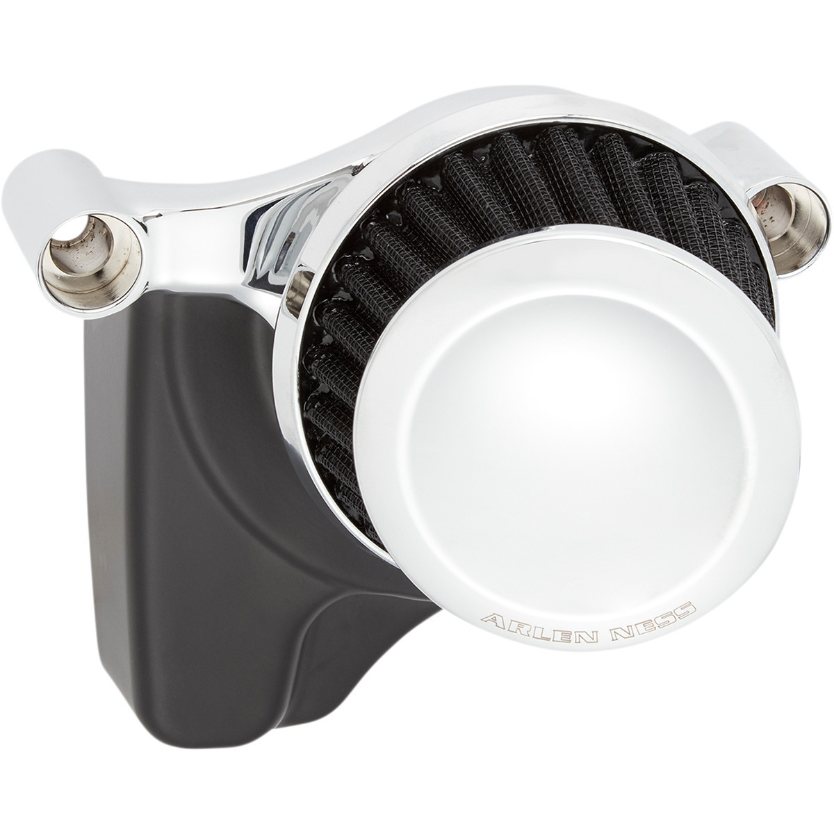 Arlen Ness #600-023 - Mini 22° Air Cleaner Kit - Chrome