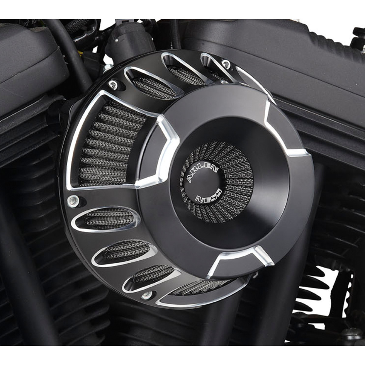Arlen Ness #18-931 - Inverted Series Air Cleaner Kit - Black