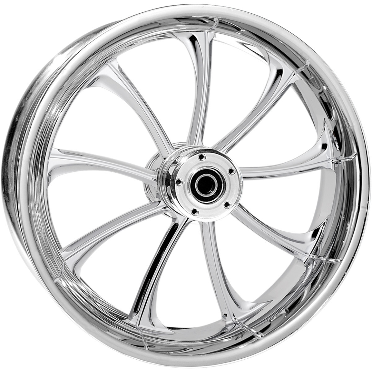 RC Components #18550-9210-124C - Wheel - Revolt - Rear - Single Disc/without ABS - Chrome - 18"x5.50"