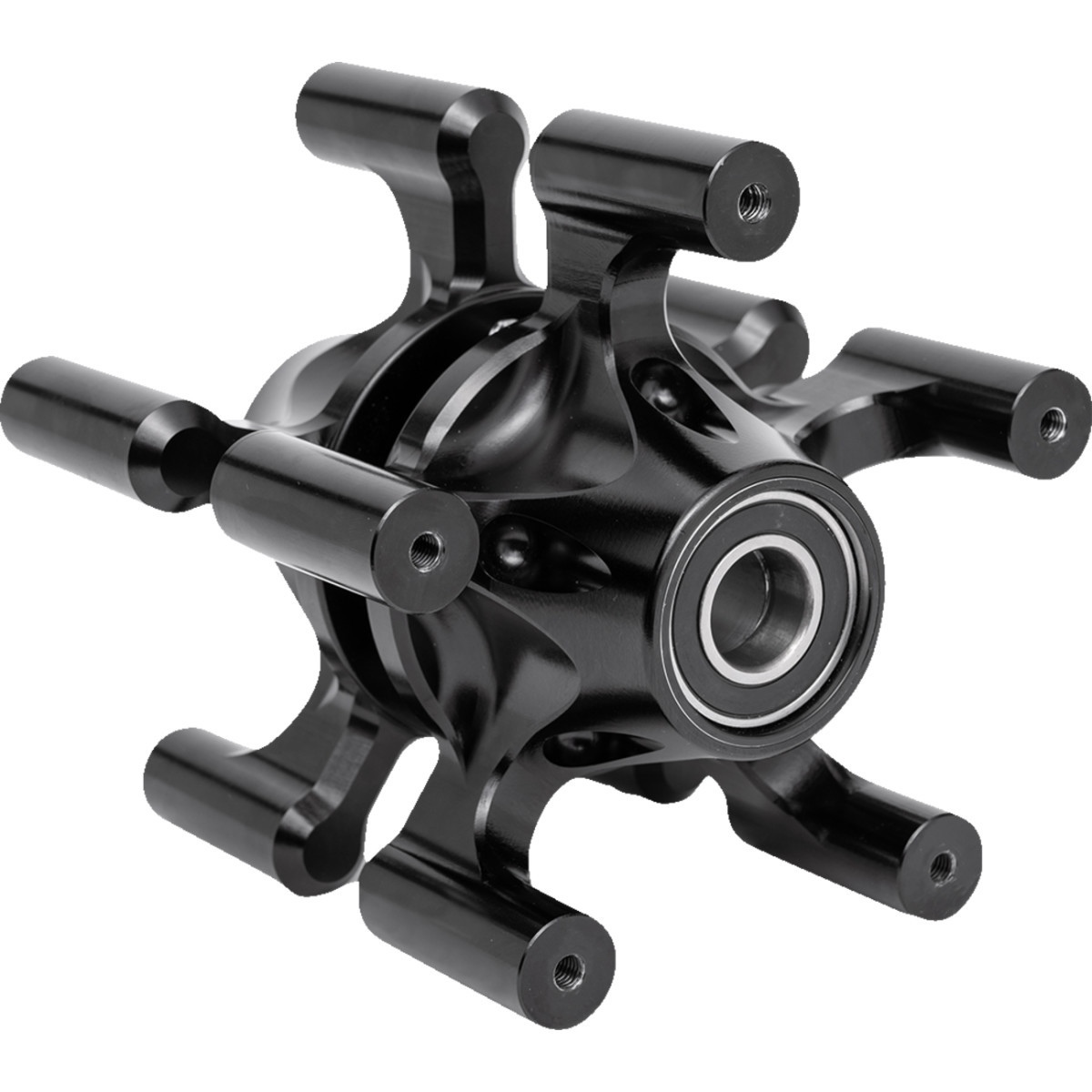 Arlen Ness #71-660 - Spider Hub - Dual Disc - Front - Black