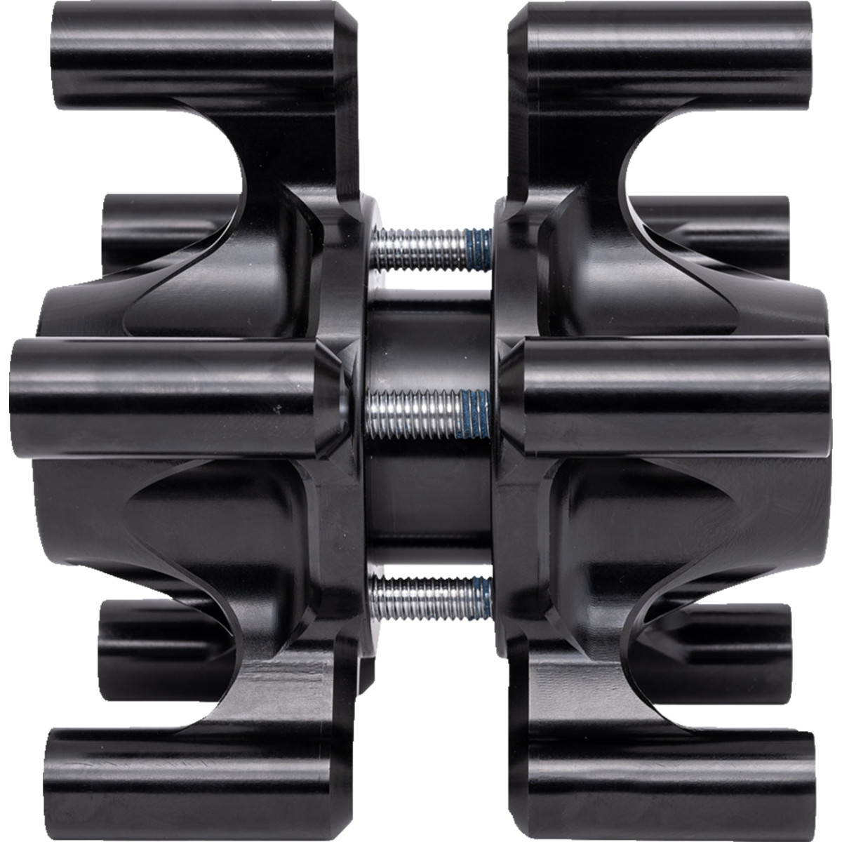 Arlen Ness #71-660 - Spider Hub - Dual Disc - Front - Black