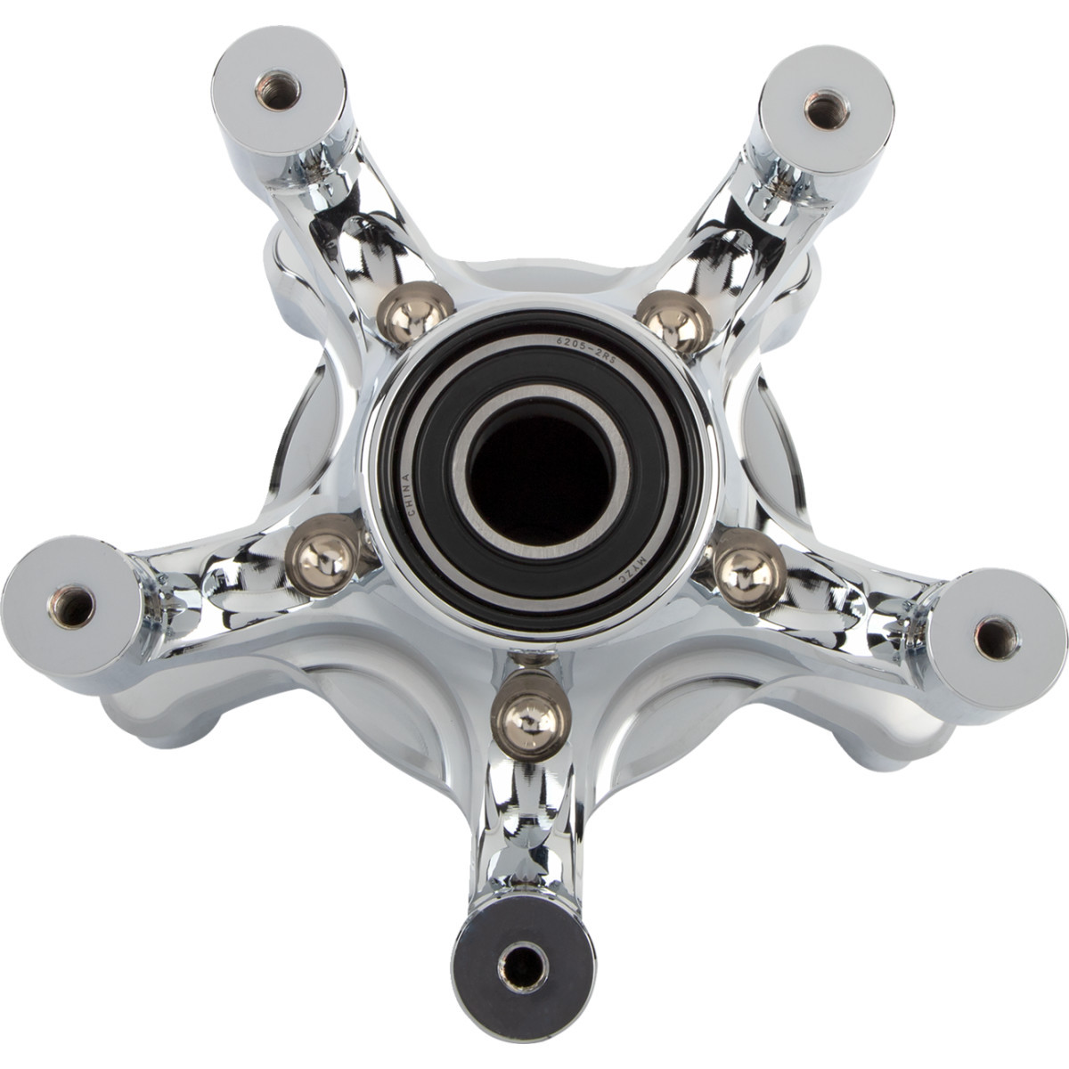 Arlen Ness #71-661 - Spider Hub - Dual Disc - Front - Chrome