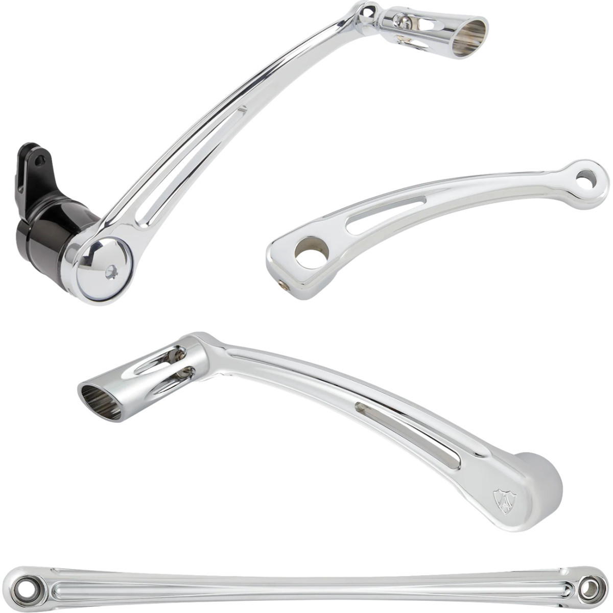 Arlen Ness #420-107 - Deep Cut Foot Control Kit w/ Heel/Toe Shifter - Chrome