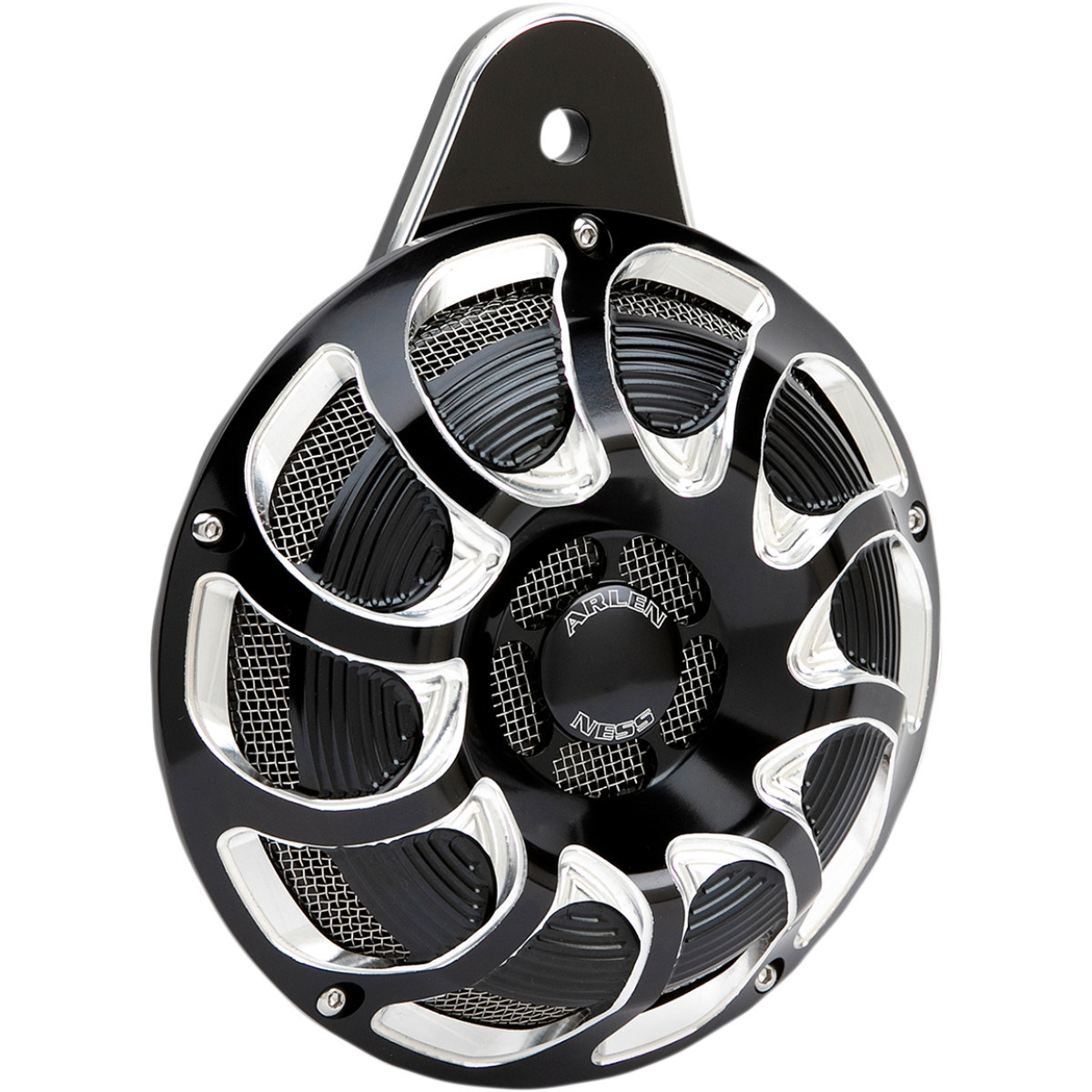 Arlen Ness #70-256 - Custom Horn - Drift - Black - XL