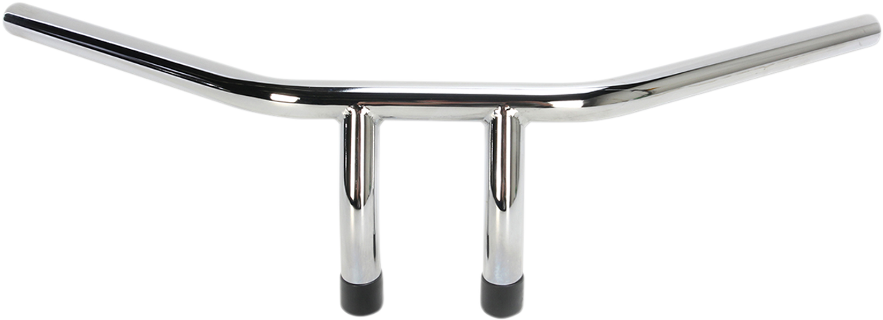Handlebar - T-Bar - 8" - Dimpled - Chrome