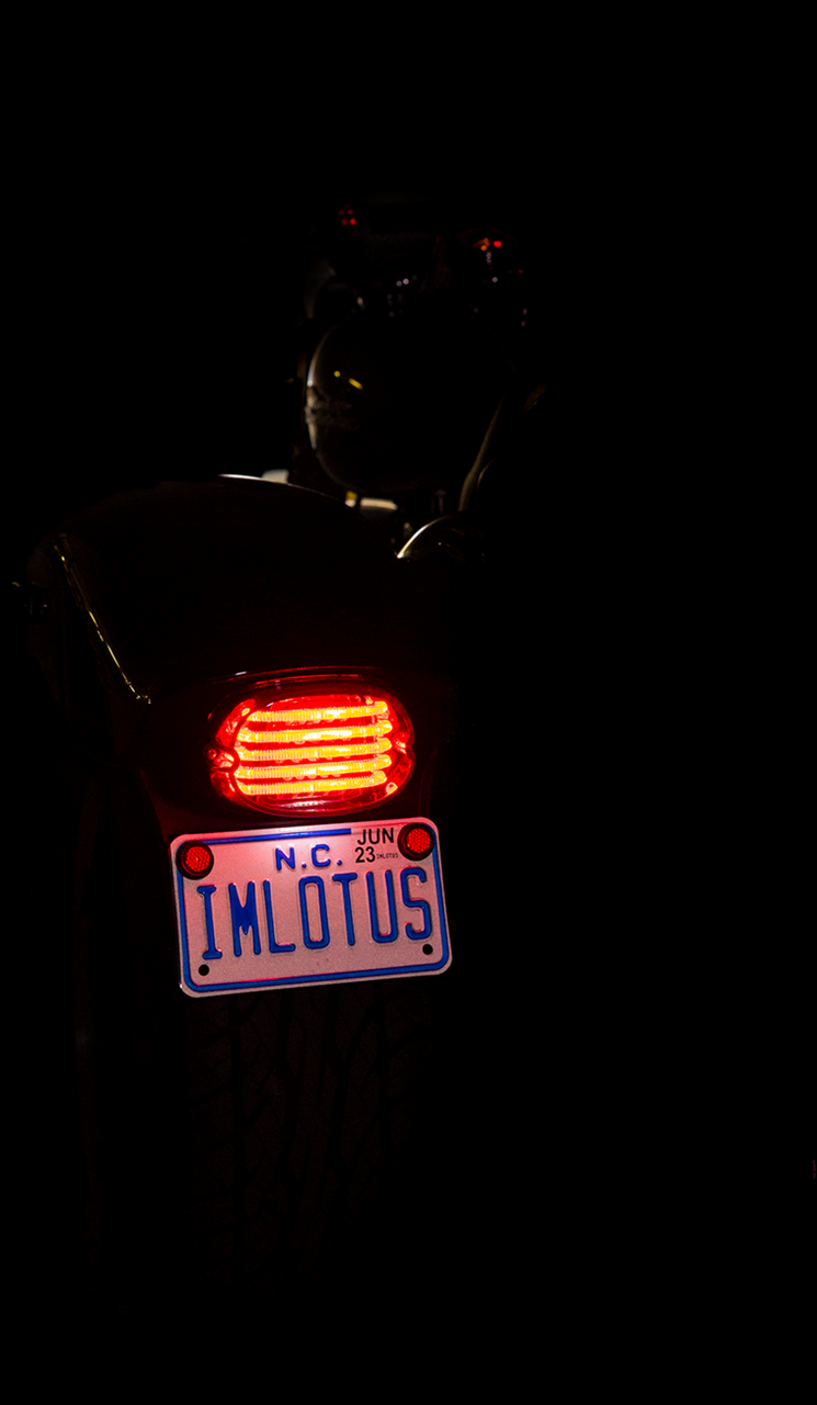 Custom Dynamics #PB-TL-SBW-S - Taillight - with License Plate Illumination Window - Smoke