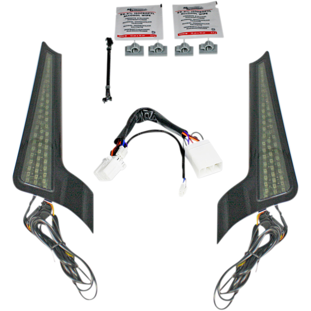 Custom Dynamics #CD-FASCIA-HD-SB - Fascia LED Light Panels - Black/Smoke