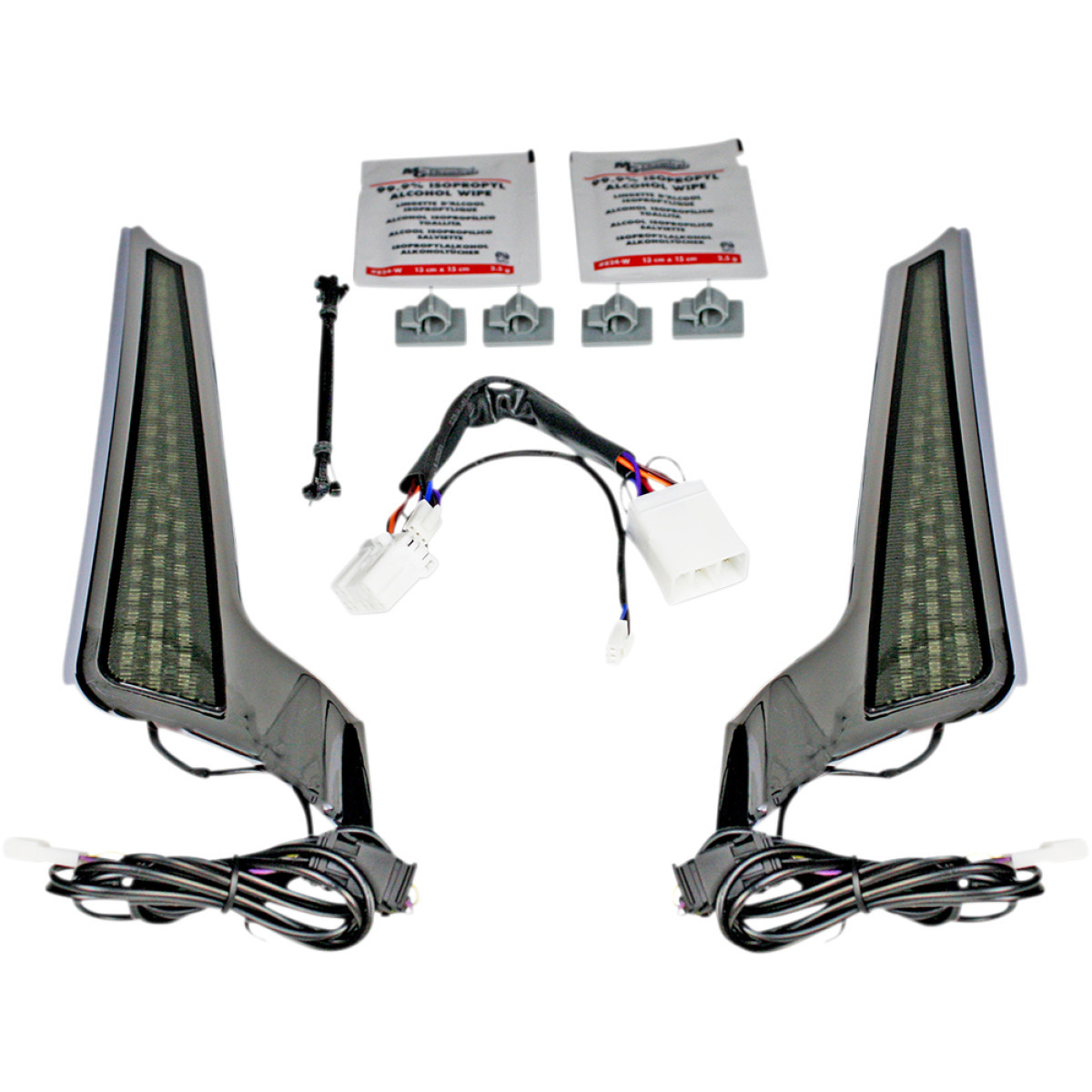 Custom Dynamics #CD-FASCIA-HD-CS - Fascia LED Light Panels - Chrome/Smoke