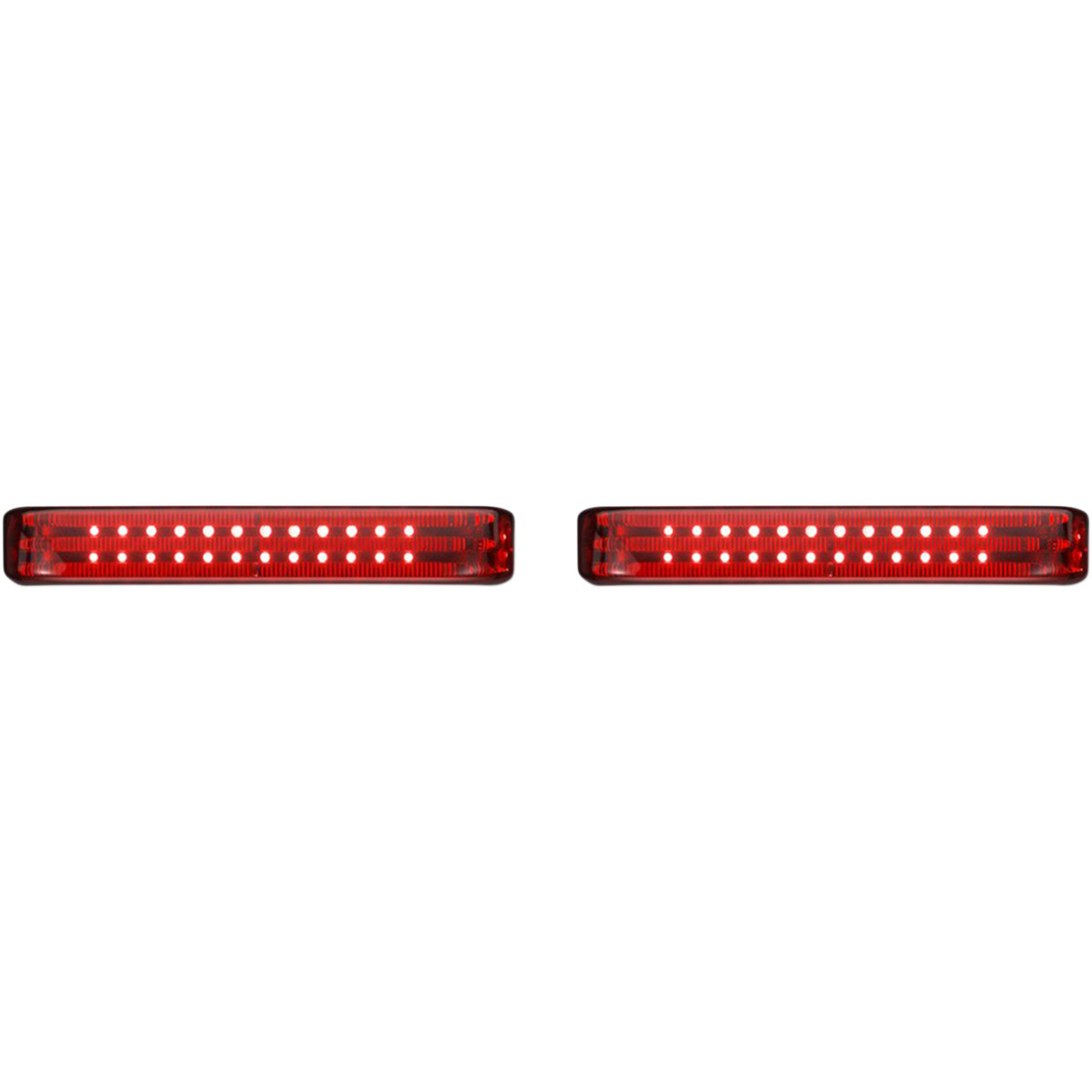 Custom Dynamics #PB-SBSEQ-SS8-CR - Saddlebag LED Lights - Sequential - Chrome/Red