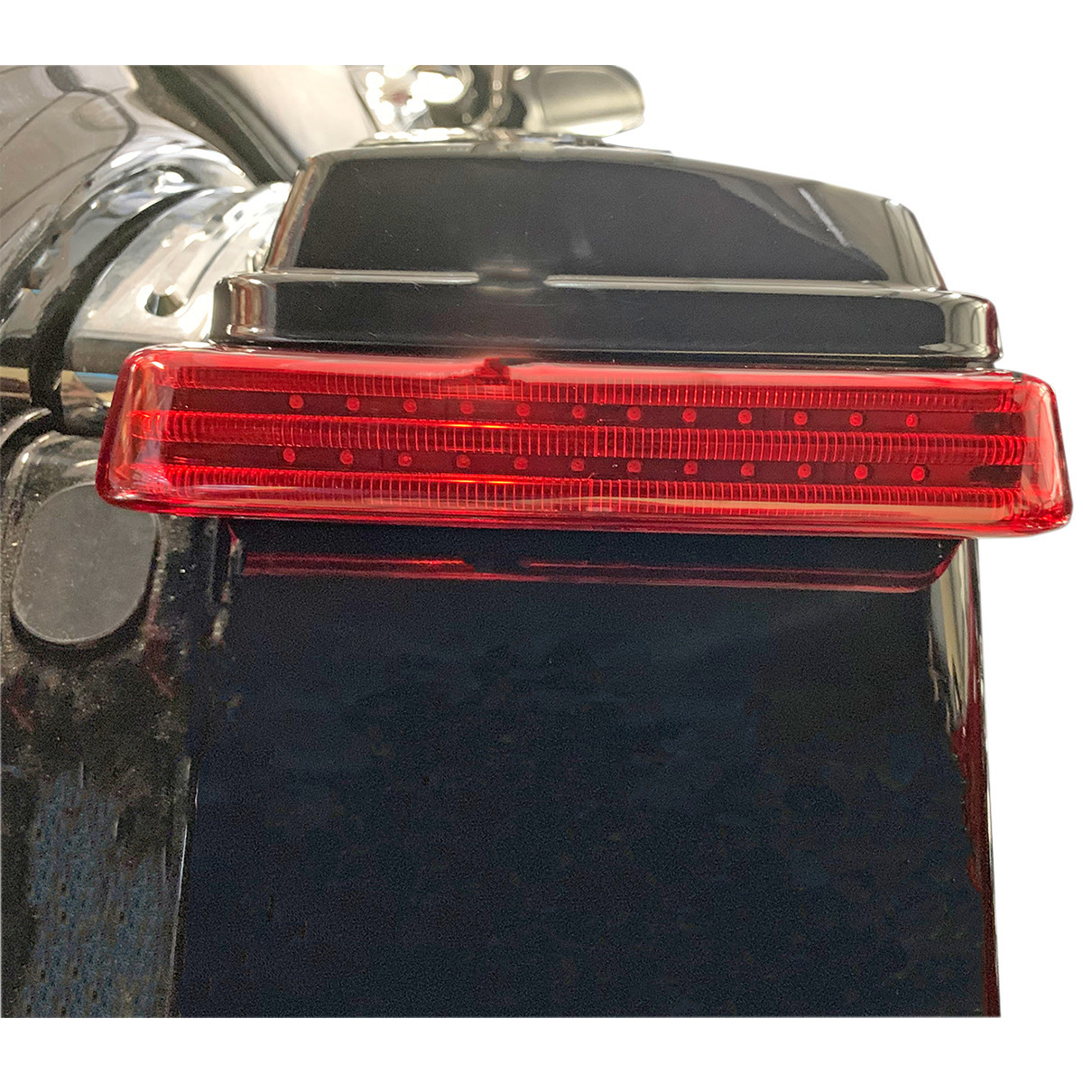 Custom Dynamics #PB-SBSEQ-SS6-BR - Saddlebag LED Lights - Sequential - Black/Red