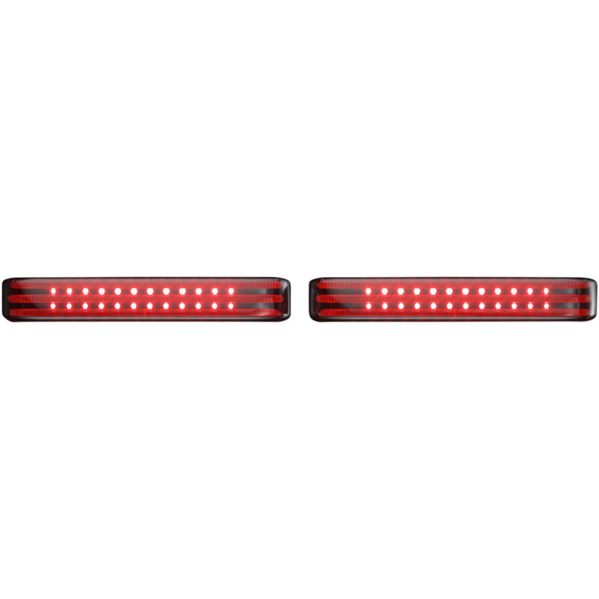 Custom Dynamics #PB-SBSEQ-BCM4CS - Saddlebag LED Lights - Sequential - Chrome/Smoke