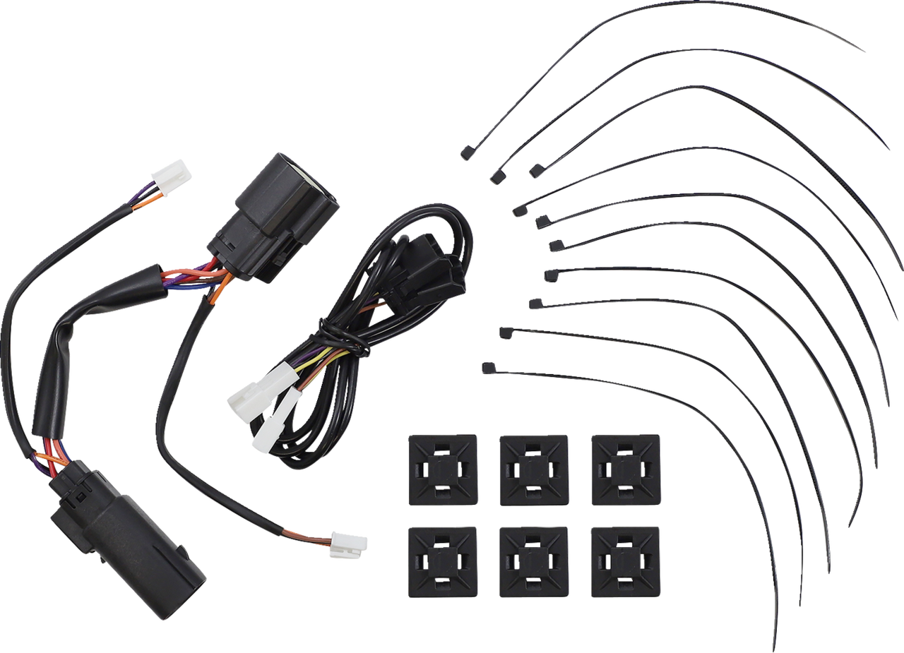 Custom Dynamics #CD-SB-SIDE-RB - Marker Light - Saddlebag - Red - Black