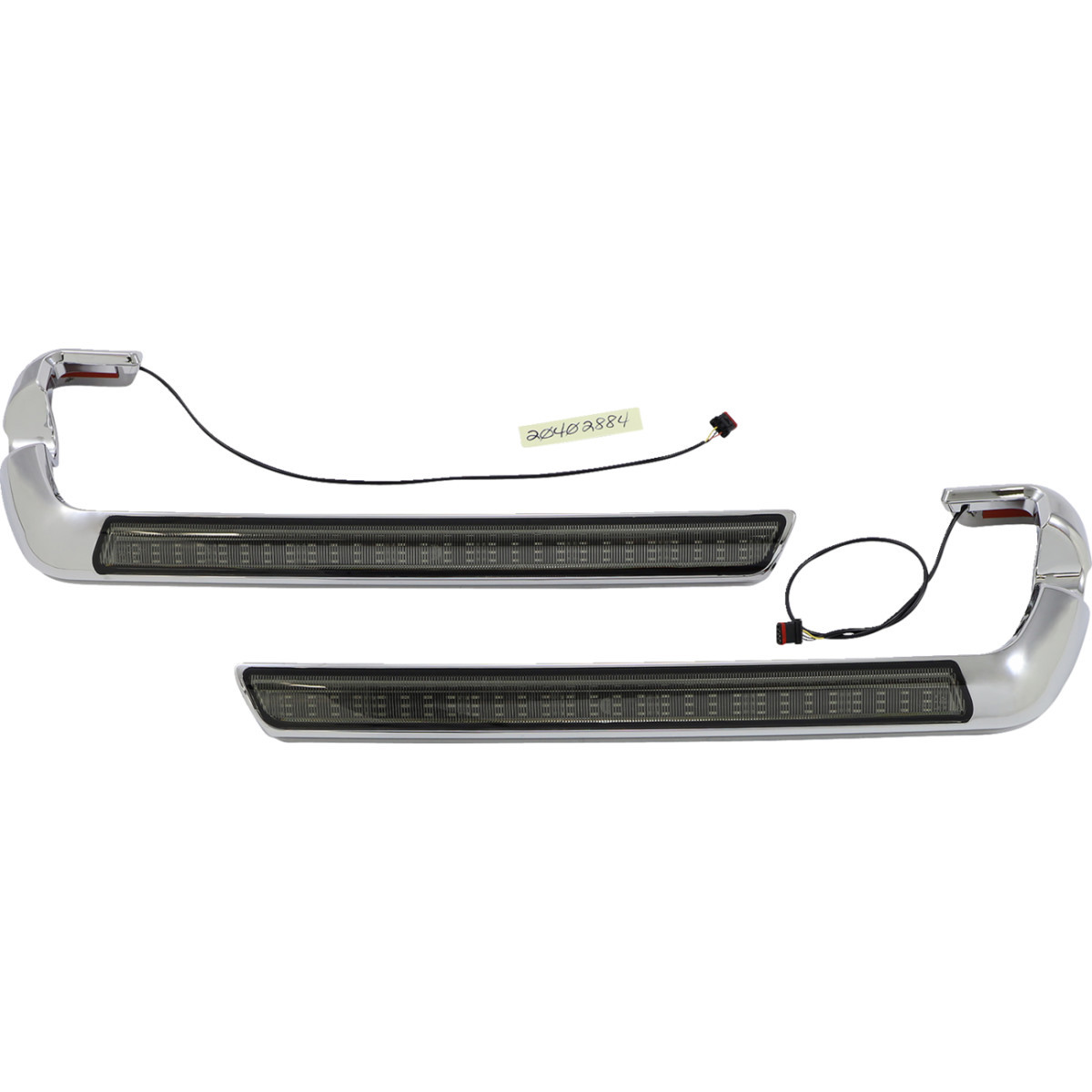Custom Dynamics #CD-SB-SIDE-SC - LED Saddlebag Light - Smoke - Chrome