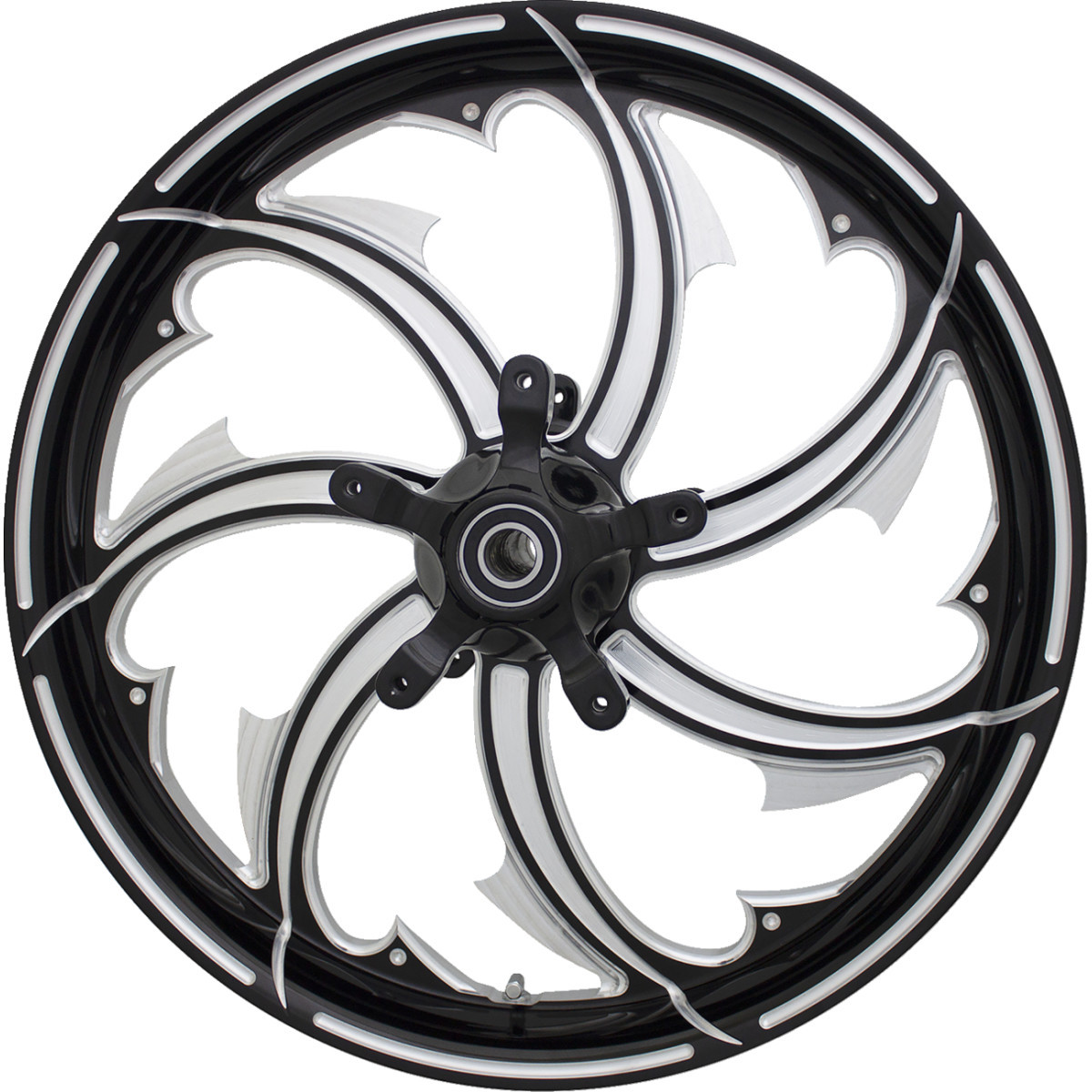 Coastal Moto #4502-FRY-185-BC - Rear Wheel - Fury - Single Disc/ABS - Black - 18"x5.50" - FL