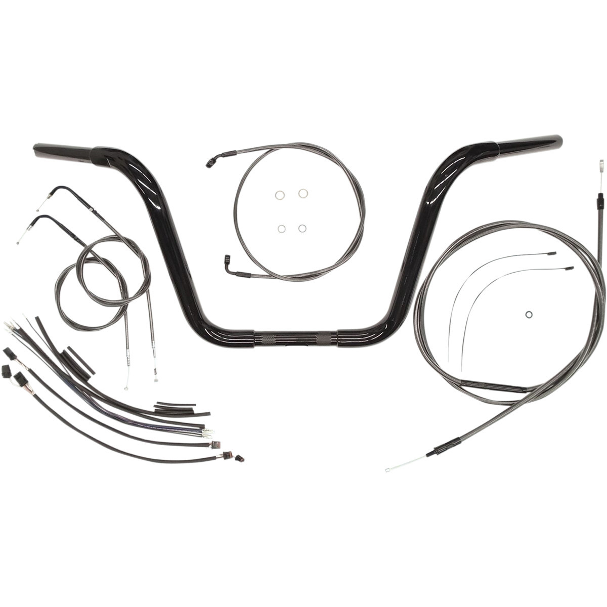 Magnum Shielding #48827-114 - 1-1/4" Caliber Handlebar Installation Kit - Black Pearl™