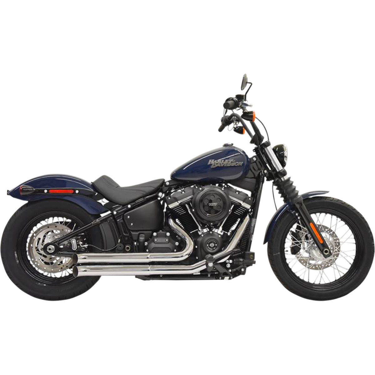 Bassani Xhaust #1S35D - Pro Street Exhaust - Chrome