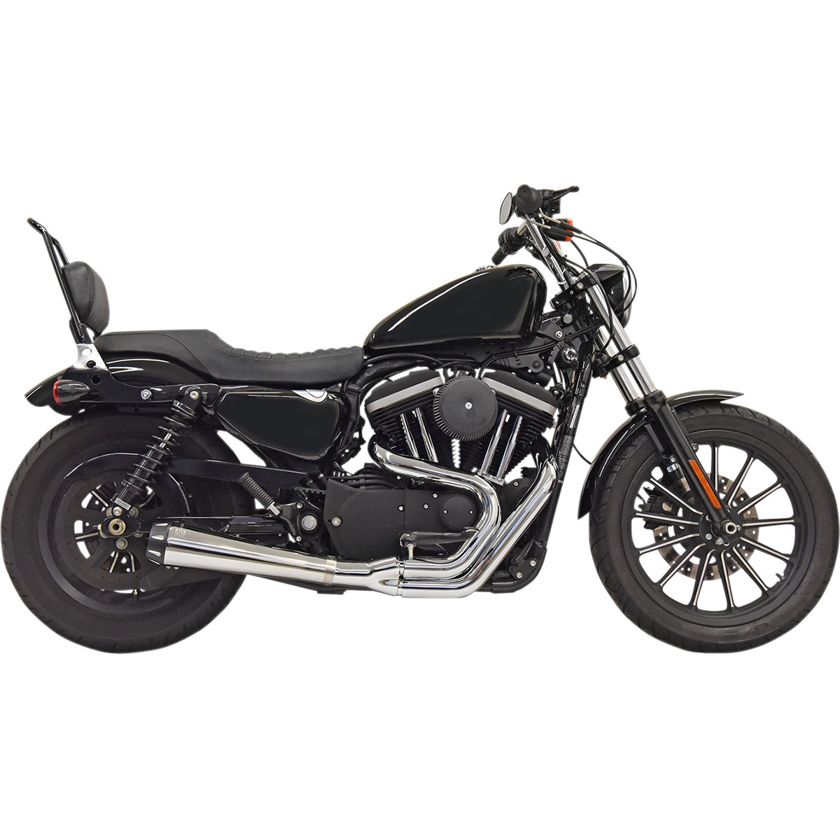Bassani Xhaust #1X42R - Road Rage Exhaust - Chrome - '86-'03 XL