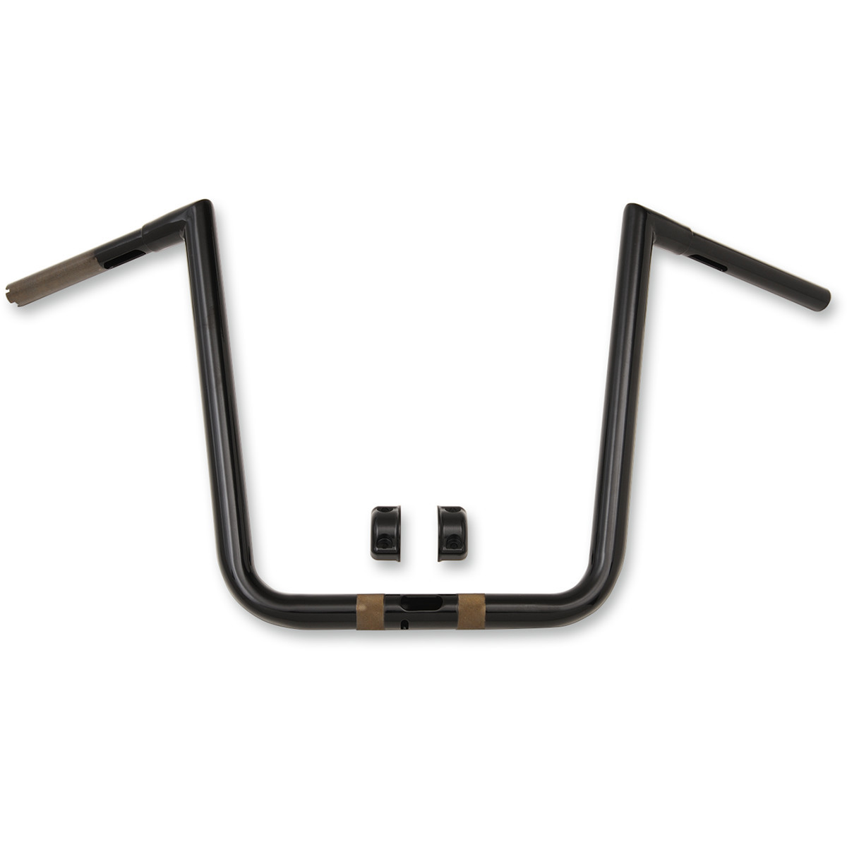LA Choppers #LA-7312-69B - 1-1/4" Hefty Twin Peaks Handlebar - 19" - Black