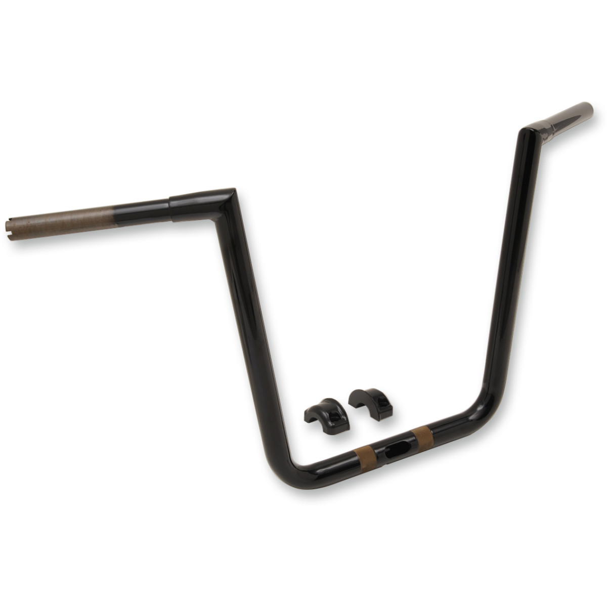 LA Choppers #LA-7312-69B - 1-1/4" Hefty Twin Peaks Handlebar - 19" - Black