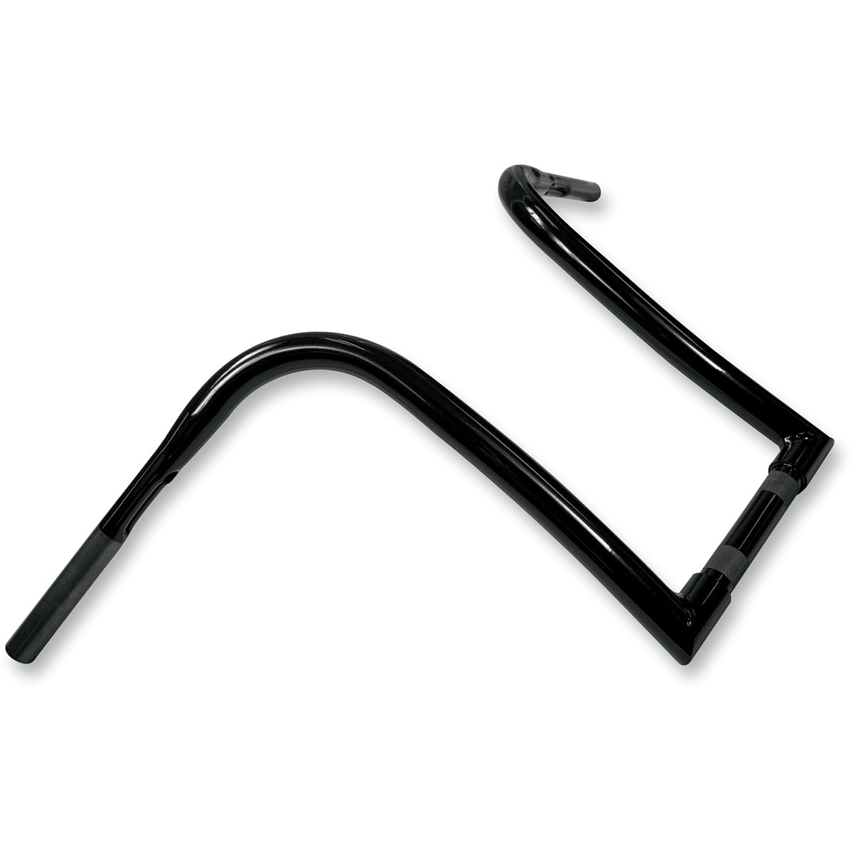 LA Choppers #LA-7341-14B - Nice Curves Ape Hanger Handlebar - 1-1/4" Diameter - 14" Rise - Black