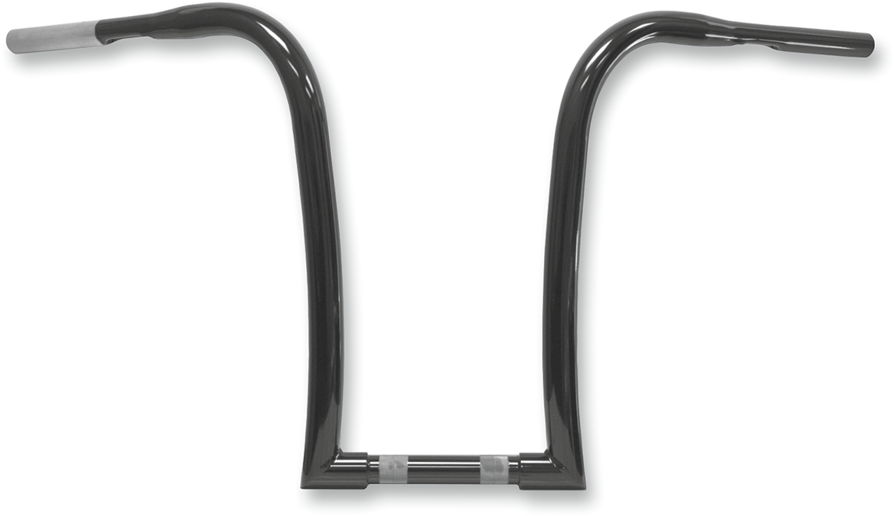 Handlebar - Ape Hanger - 1-1/4" Diameter - 16" Rise - Black