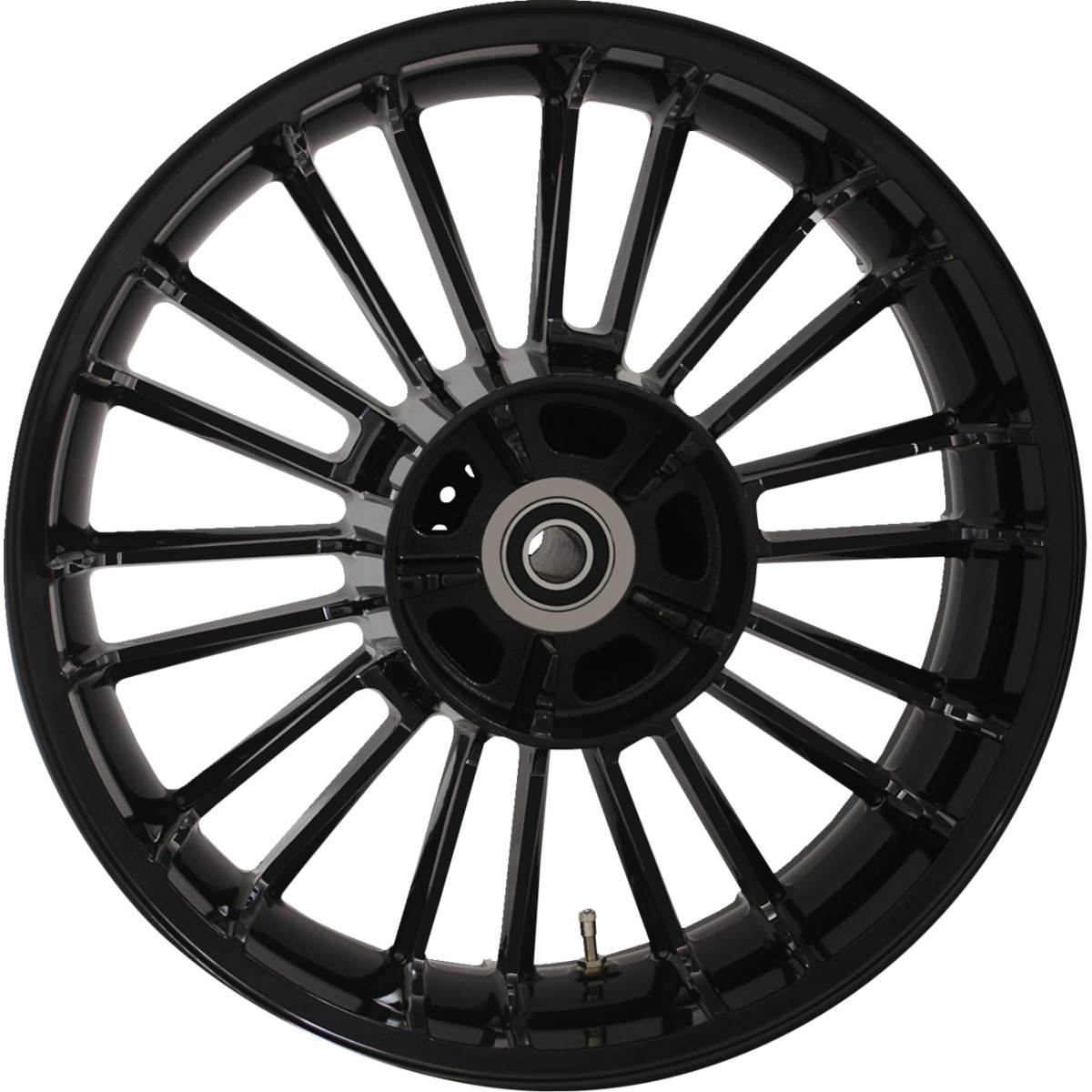 Coastal Moto #3D-ATL185SB - Wheel - Atlantic 3D - Rear - Single Disc/without ABS - Black - 18x5.5 - '09-'24 Touring