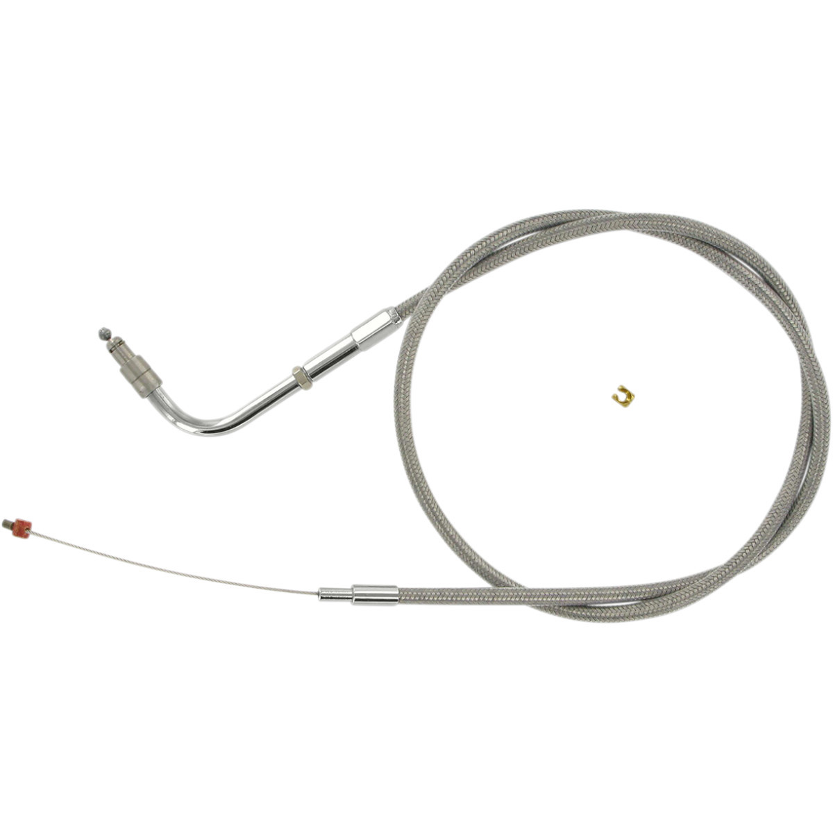 Barnett #1023030012 - Stainless Steel Throttle Cable - '01-'15 Softail