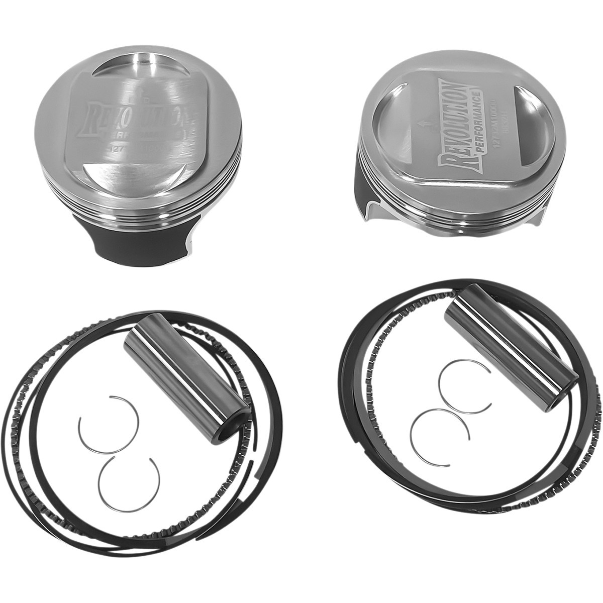 Revolution Performance, LLC #RP301-104W - Piston Kit - Domed - For 98" Big Bore Cylinder Kit - Twin Cam