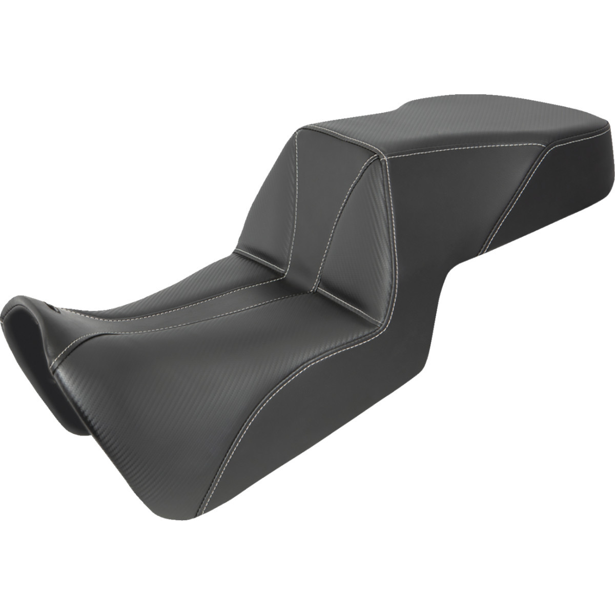 Saddlemen #821-34-201 - Pan America Adventure Tour Seat - Carbon Fiber/Whisper Black - Low