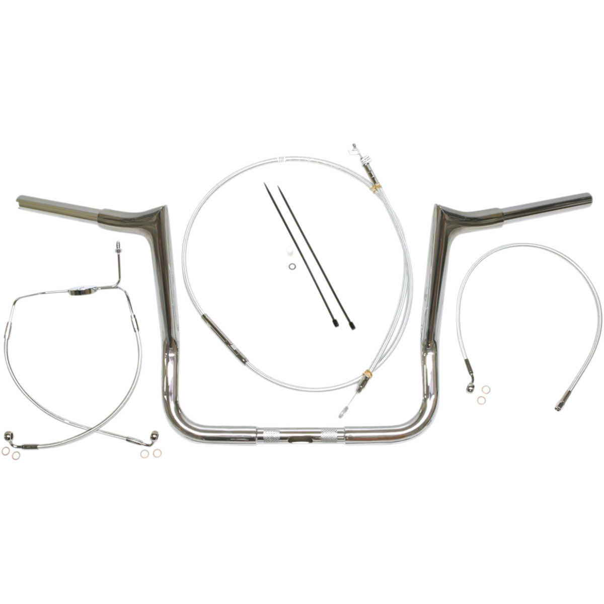 Magnum Shielding #38830-410 - 1-1/4" Viking Handlebar Installation Kit - 10" - Sterling Chromite II®