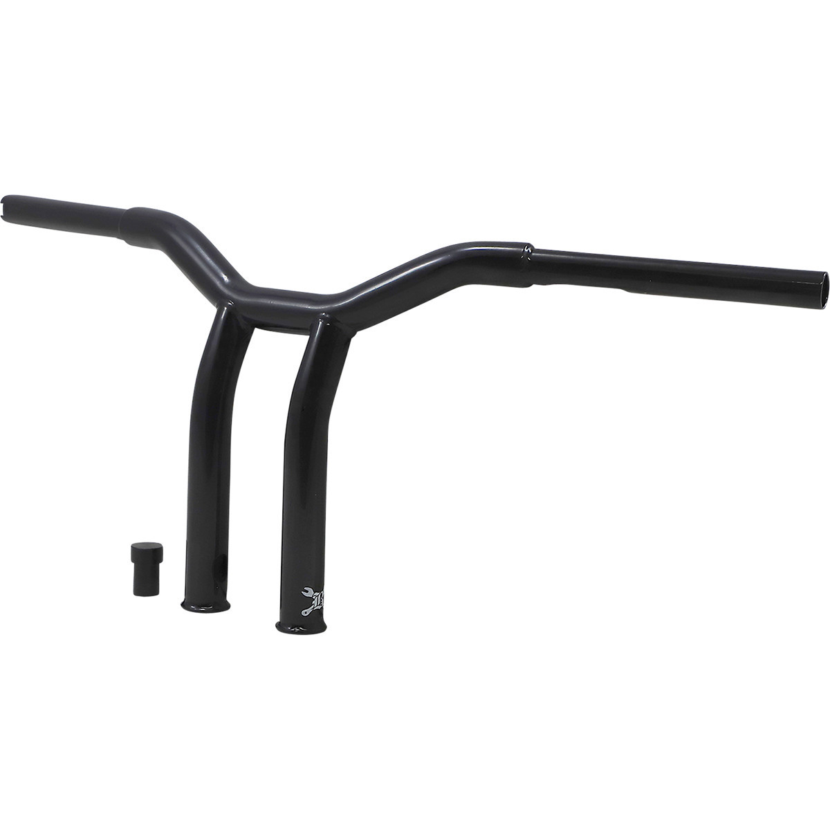 Burly Brand #B12-6051B - Dominator Handlebar - Raked - 10" - Black