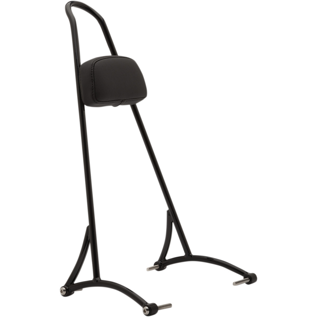 Burly Brand #B13-1505B - 20" Tall Sissy Bar - Black - HD Dyna