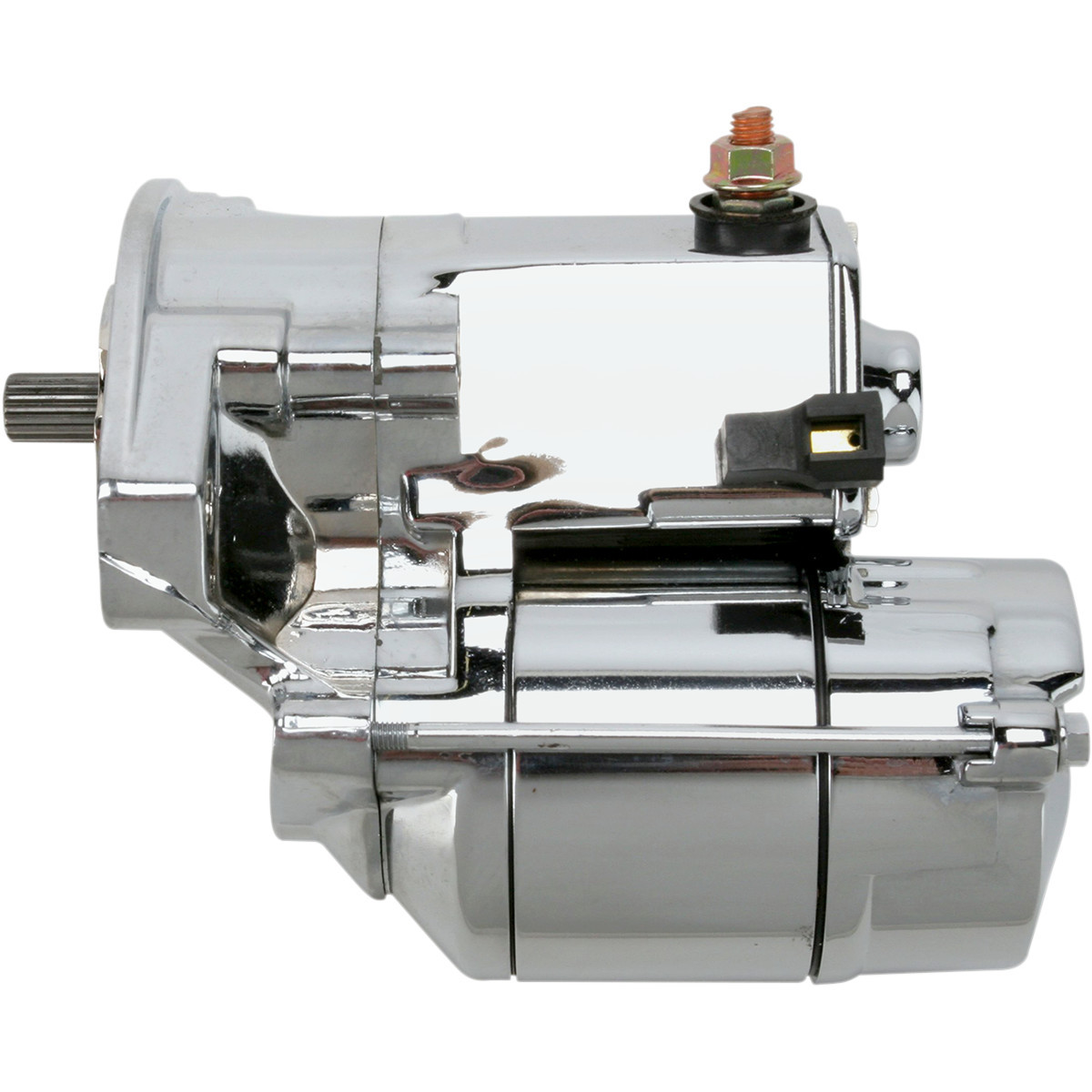 Terry Components #771094 - Starter Motor - Harley Davidson - Chrome