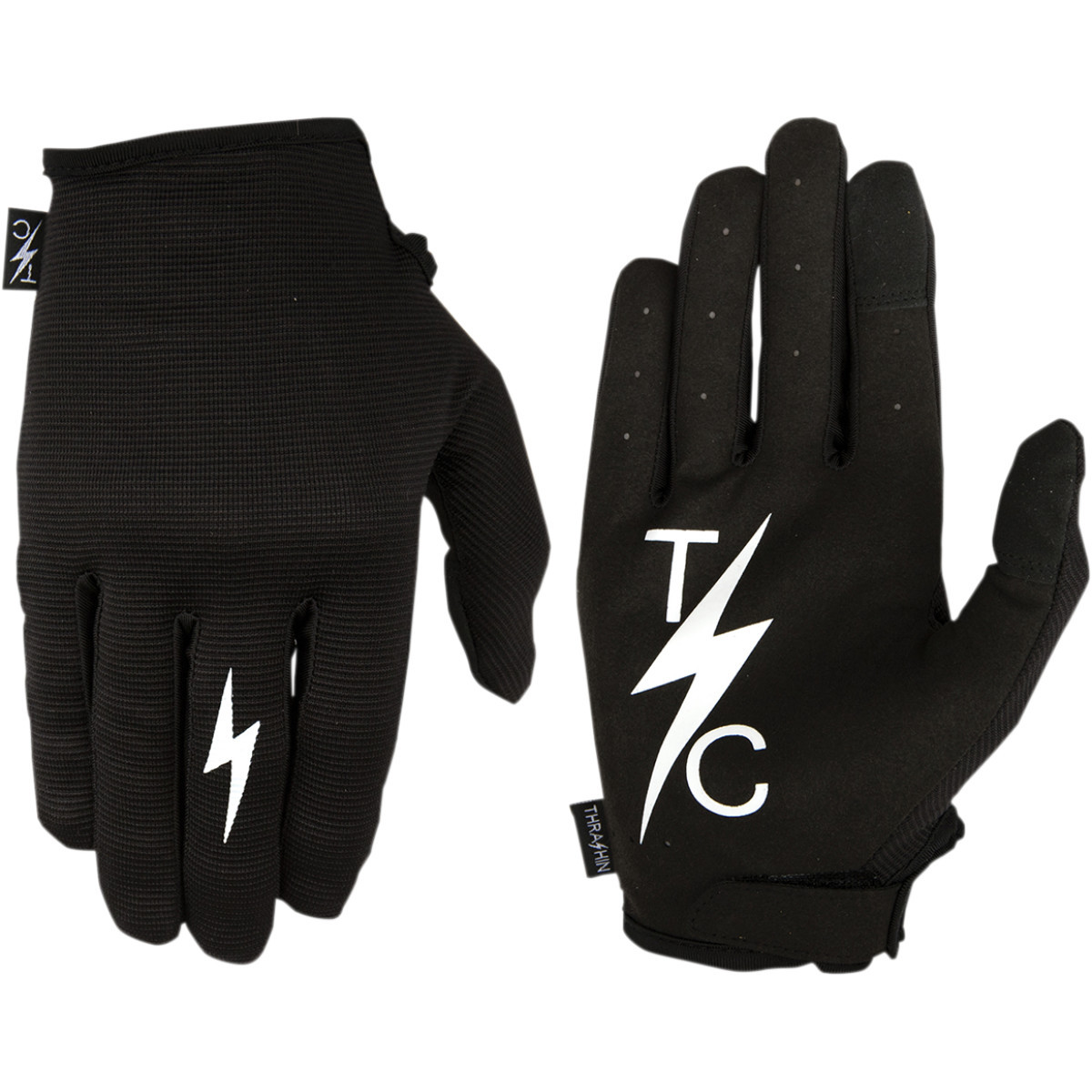 Thrashin Supply CO. #SV2-01-010 - Stealth V2 Gloves - Black - Large