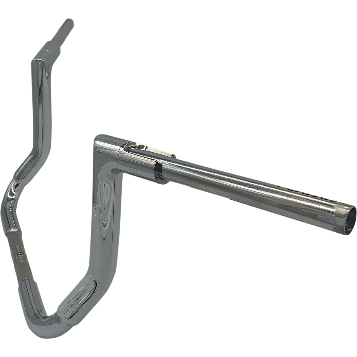 FAT Baggers INC. #605012 - 1-1/2" EZ Install Flat Top Handlebar - 12" - Chrome