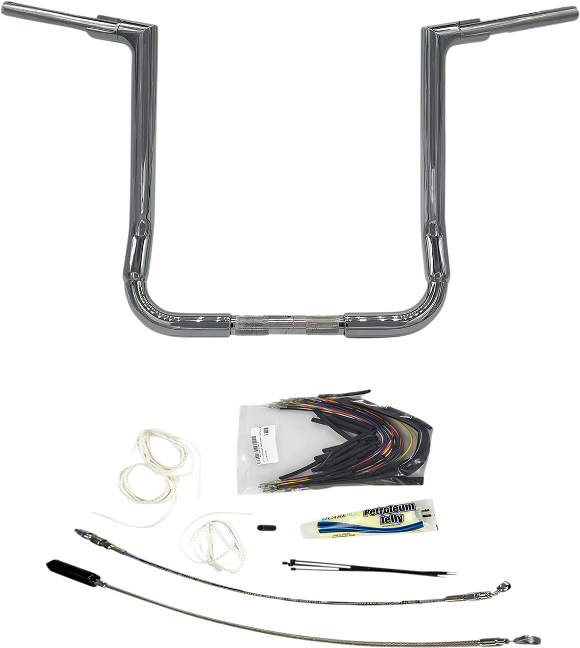 Handlebar Kit - Flat Top - 16" - Chrome